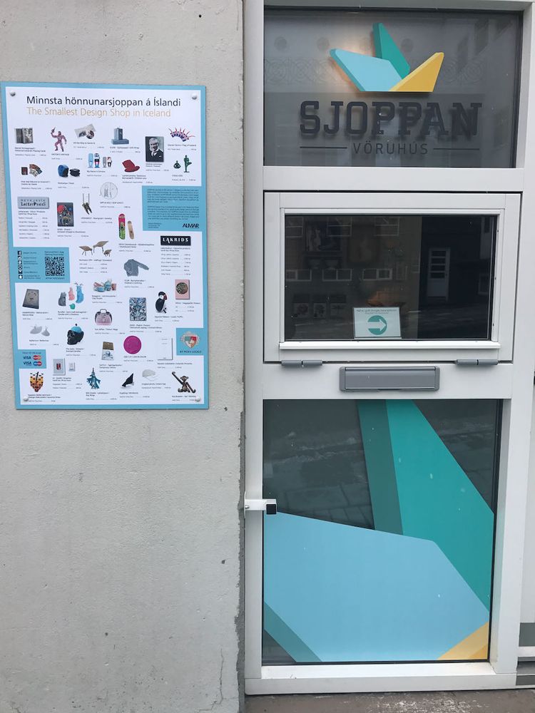 smallest design shop in iceland