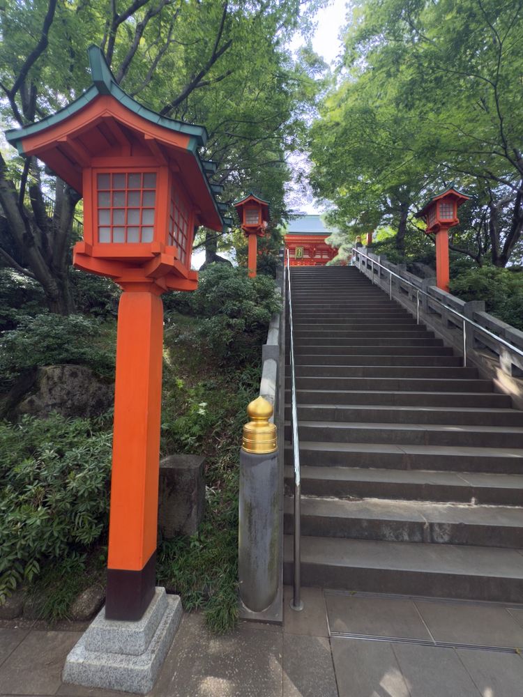 stairs in shrine