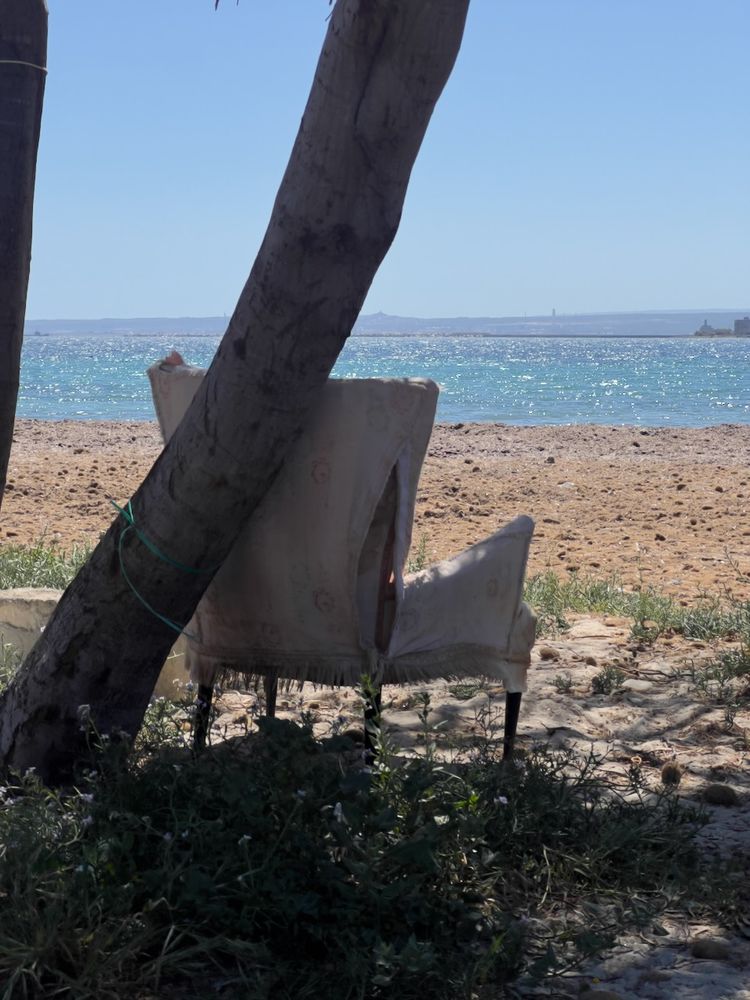 chair on beach