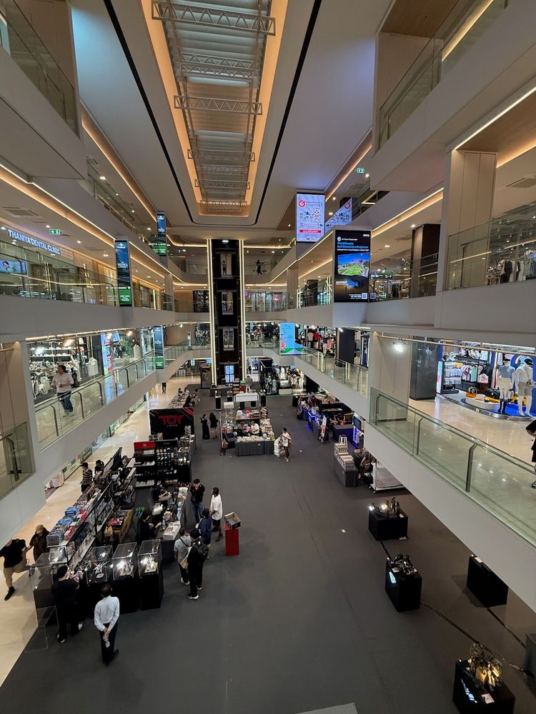 inside a mall