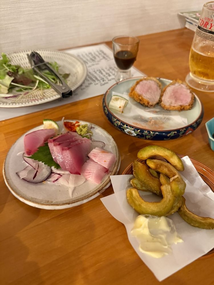 fresh fish and vegetables