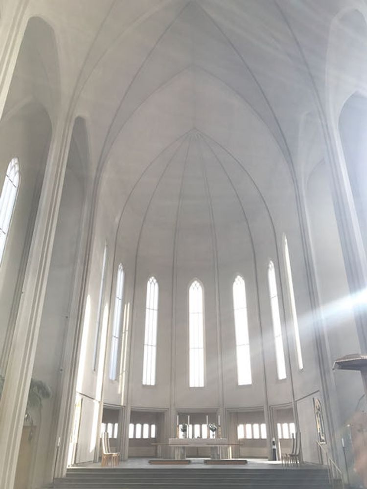 light inside church