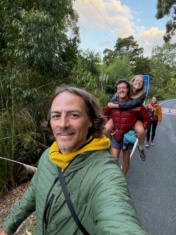 group of people walking