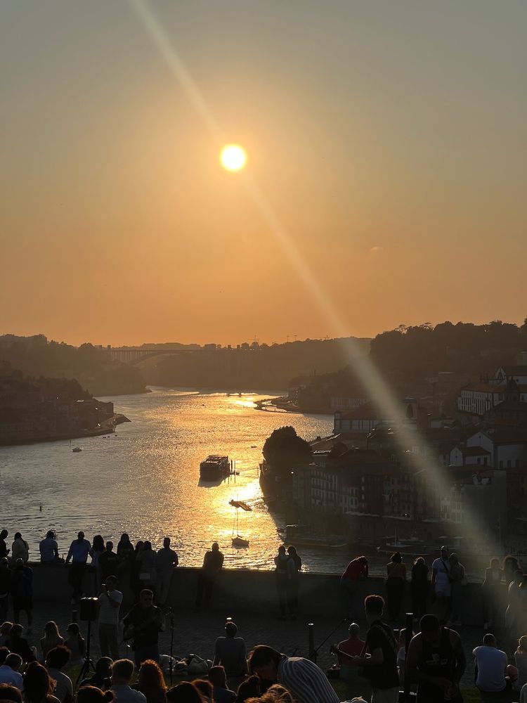 sunset over Rio Douro