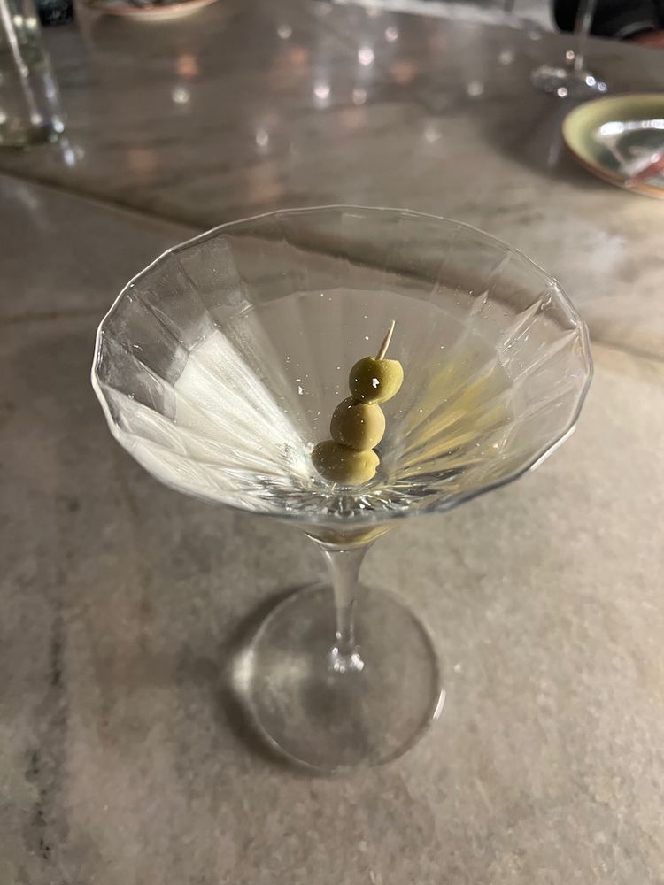 delicious martini cocktail