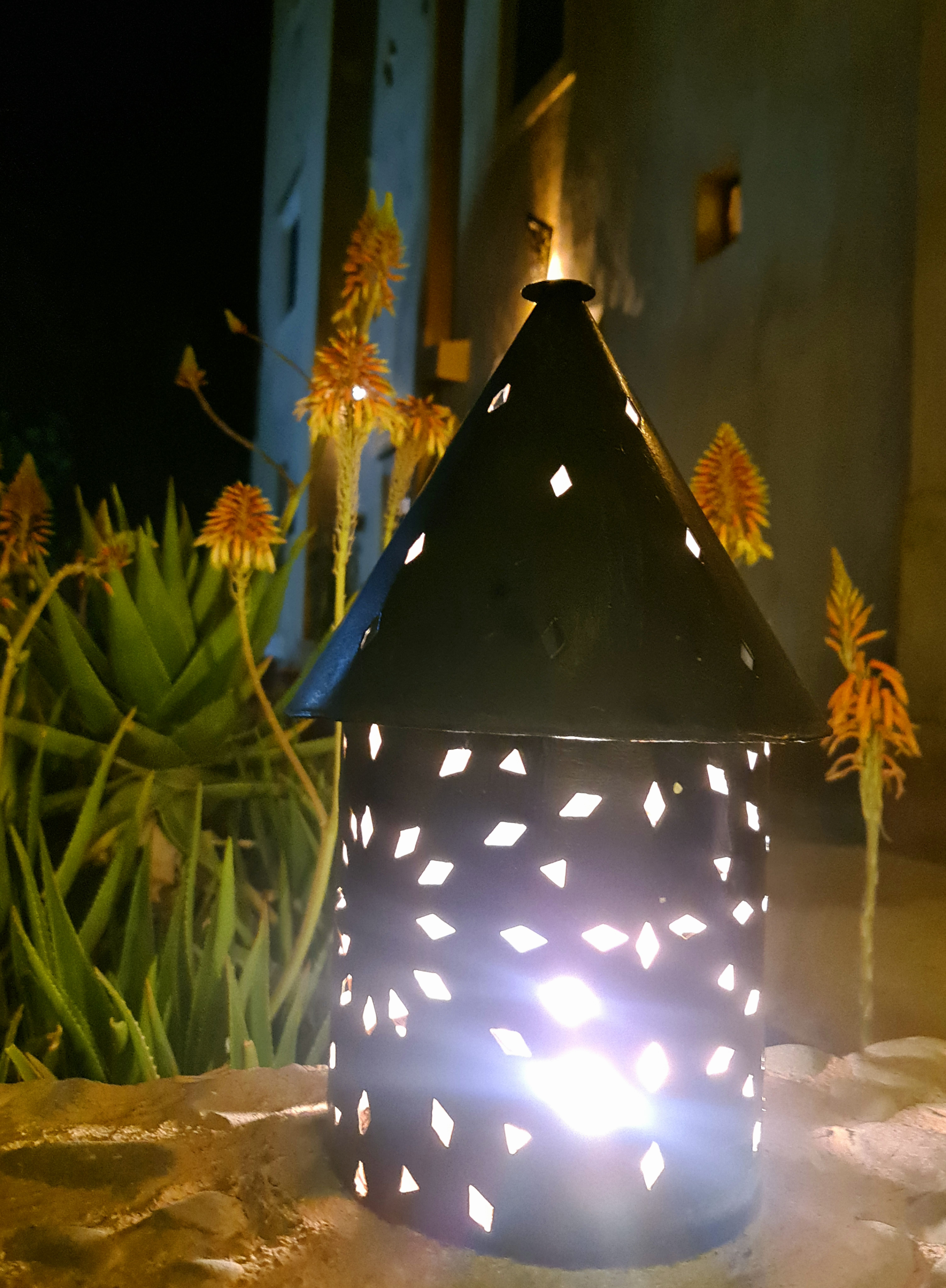 Jardin décoration marocaine lumière (1)
