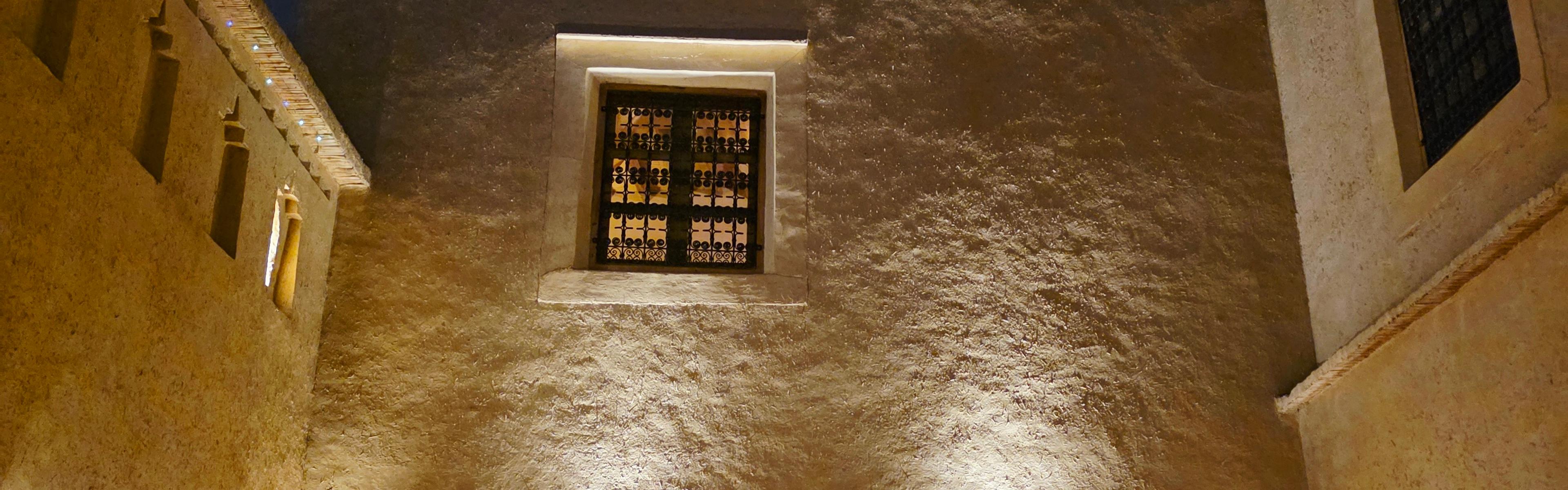 Le patio de la Kasbah la nuit