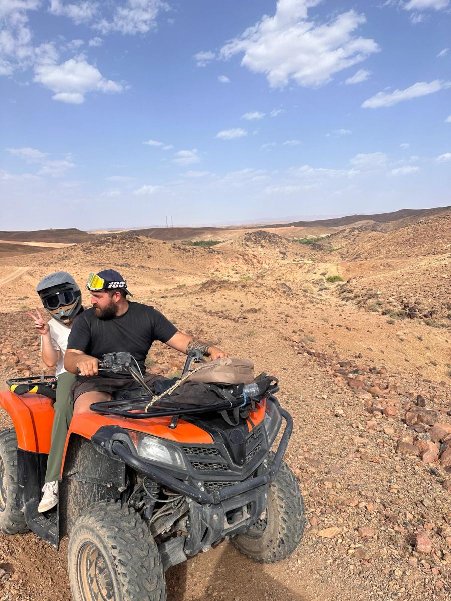 Quad dans le désert de Skoura