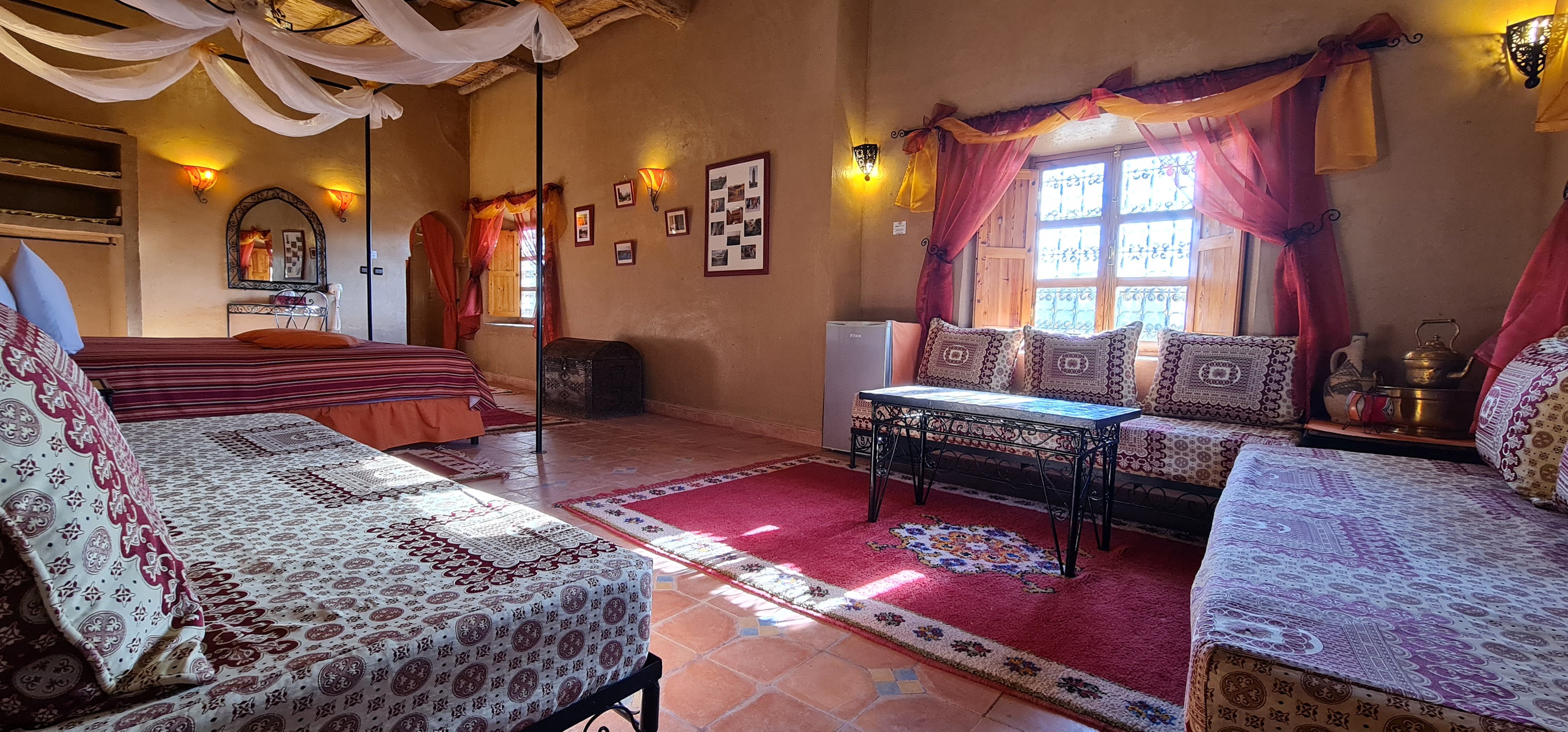 Banquettes de la Suite Marrakech