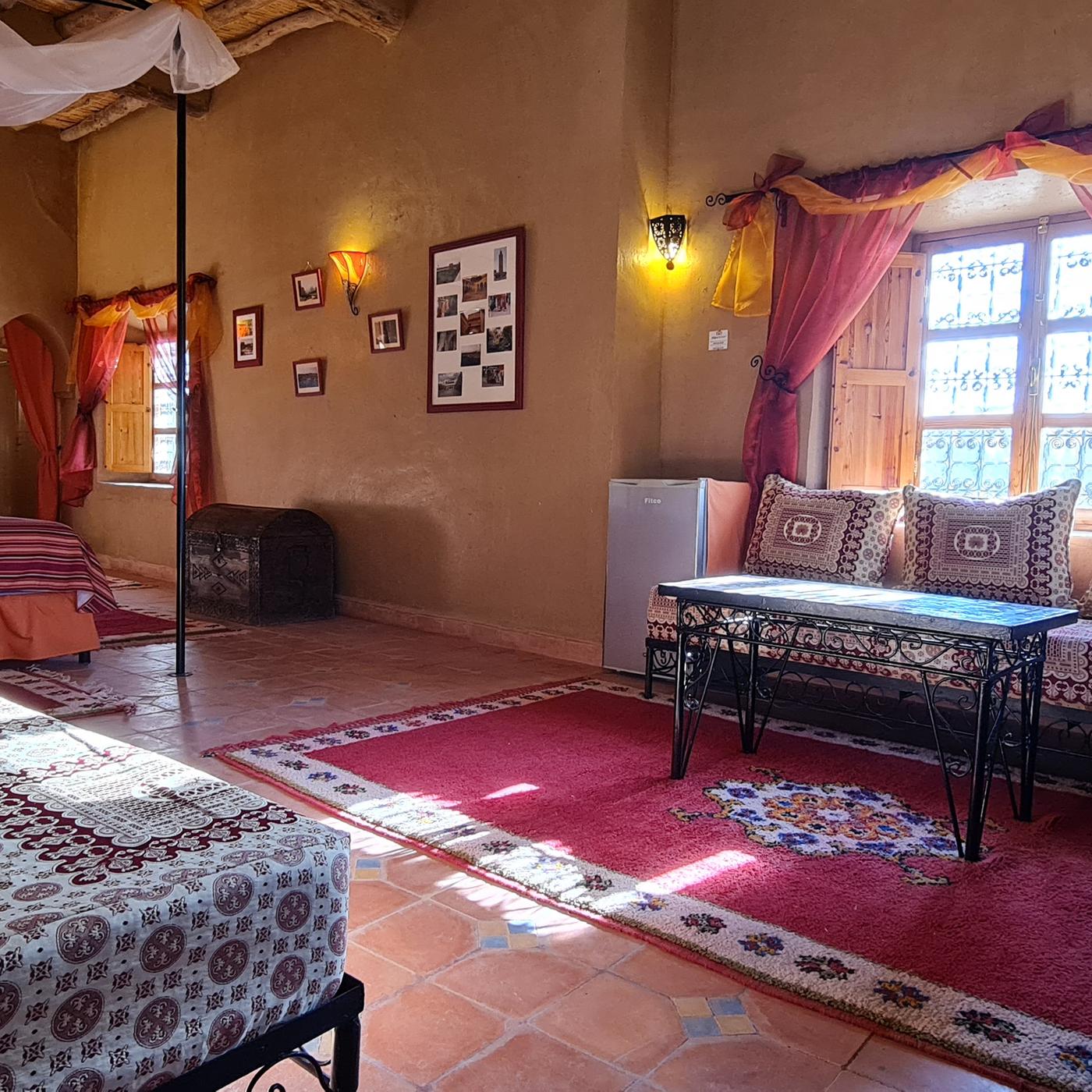 Banquettes de la Suite Marrakech