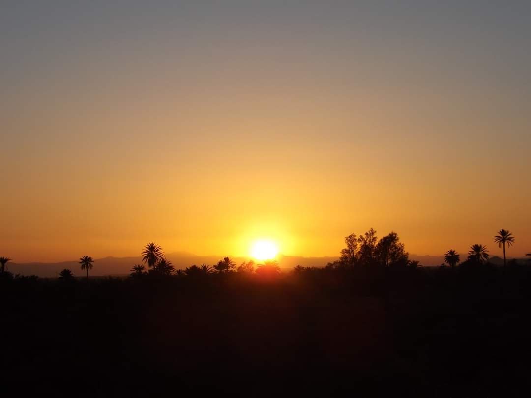 Sunset vue de la kasbah