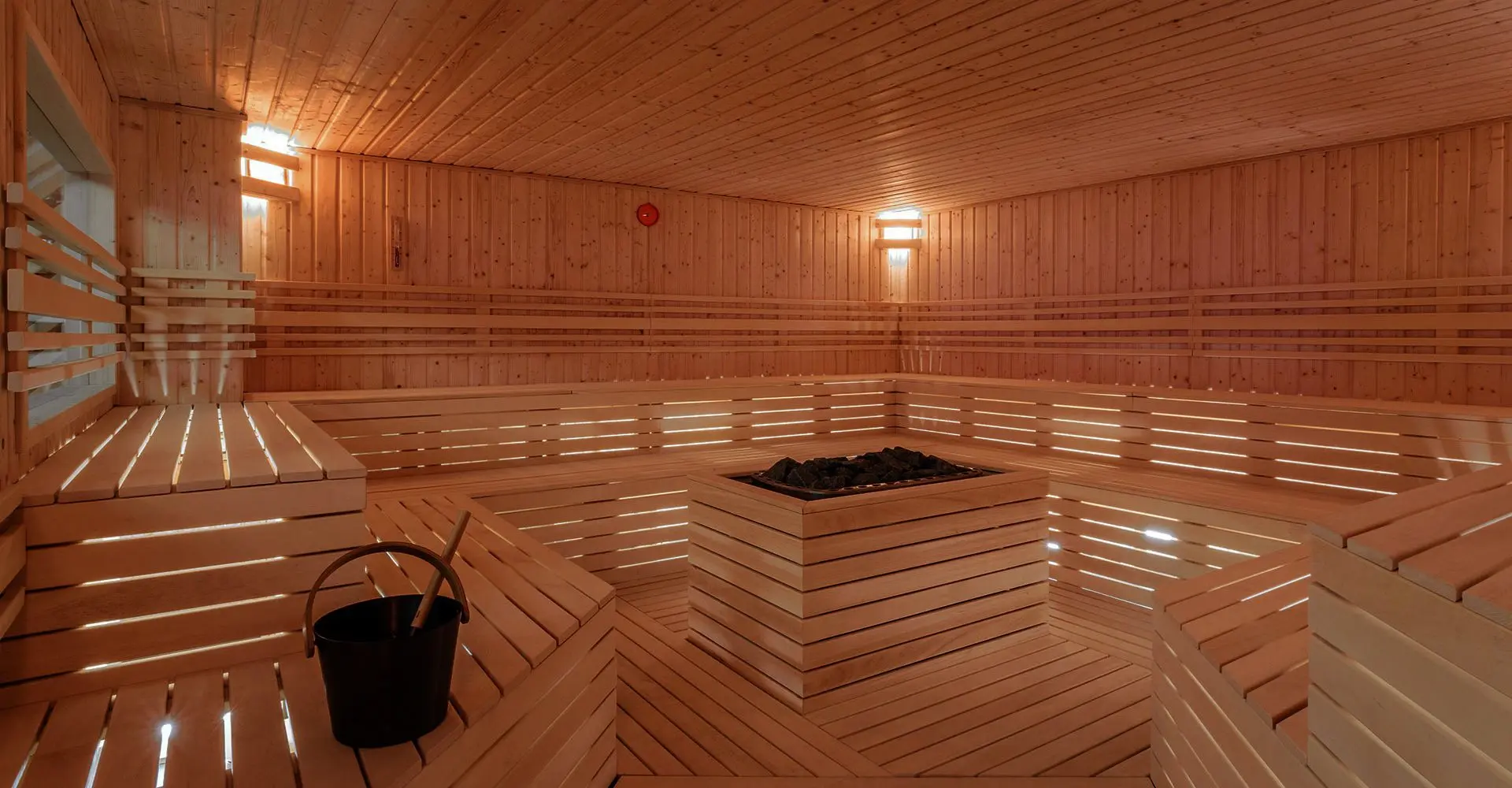 Sauna in the summer