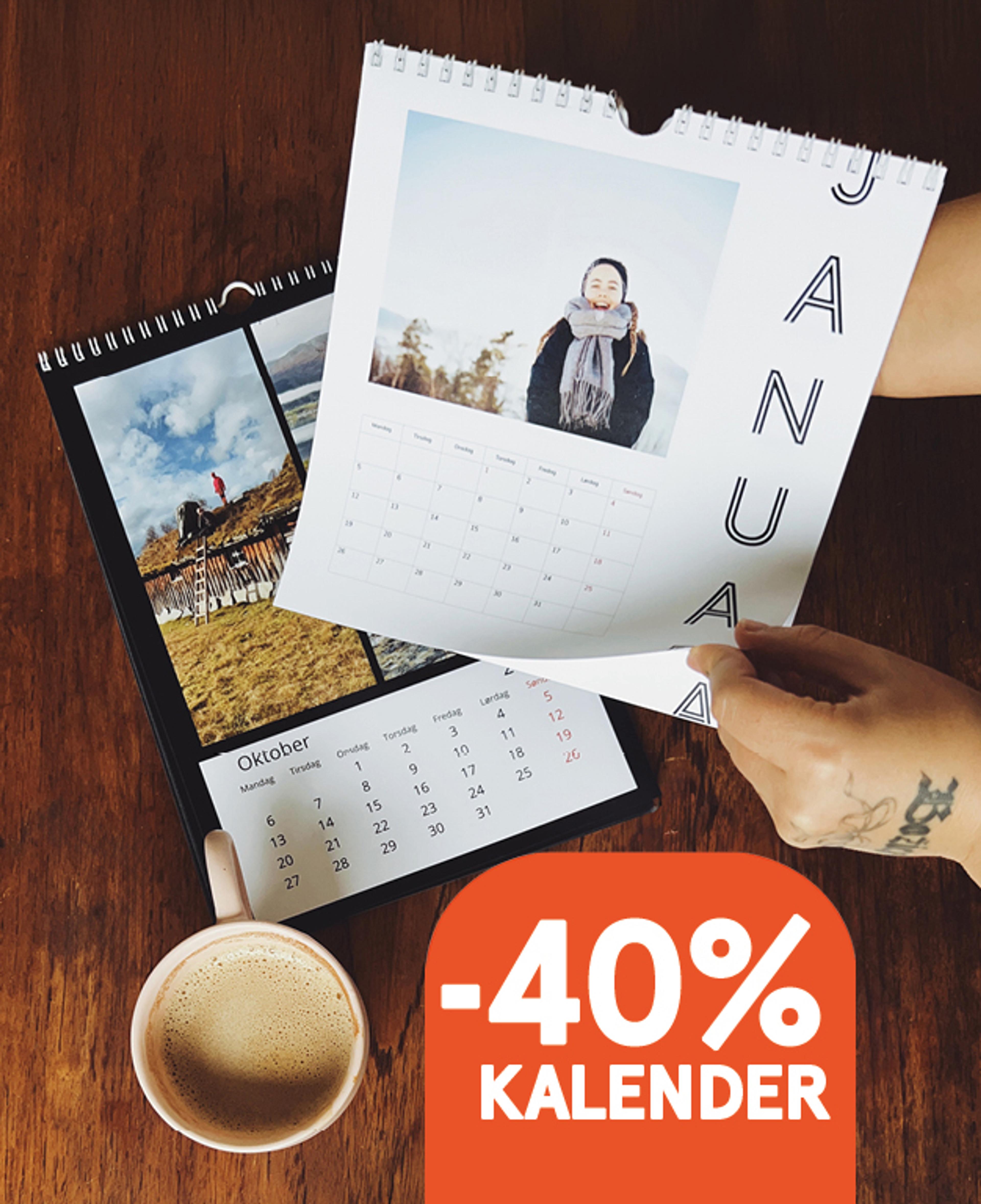Lag fotokalender med dine bilder