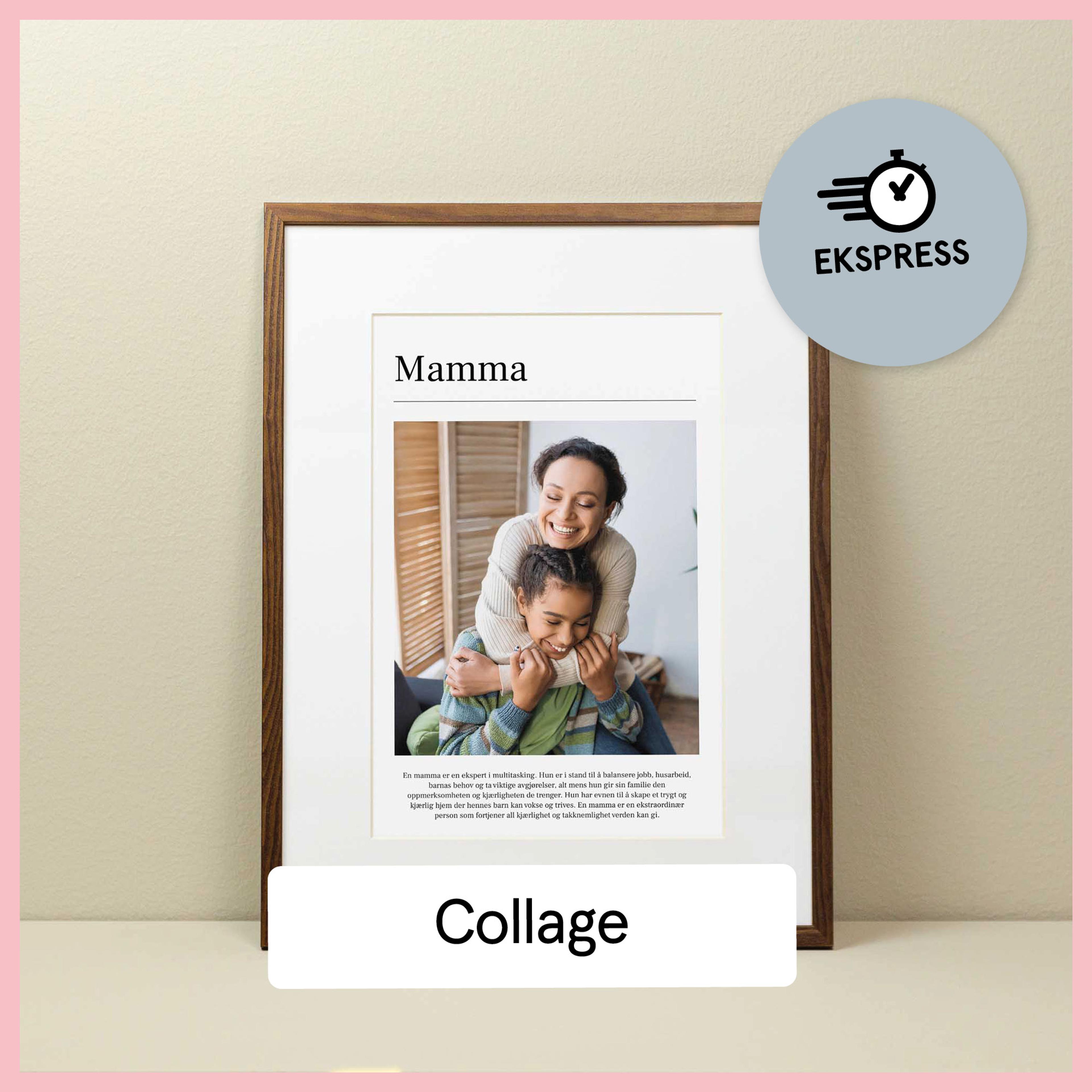 Samle flere bilder i en ramme - lag en collage