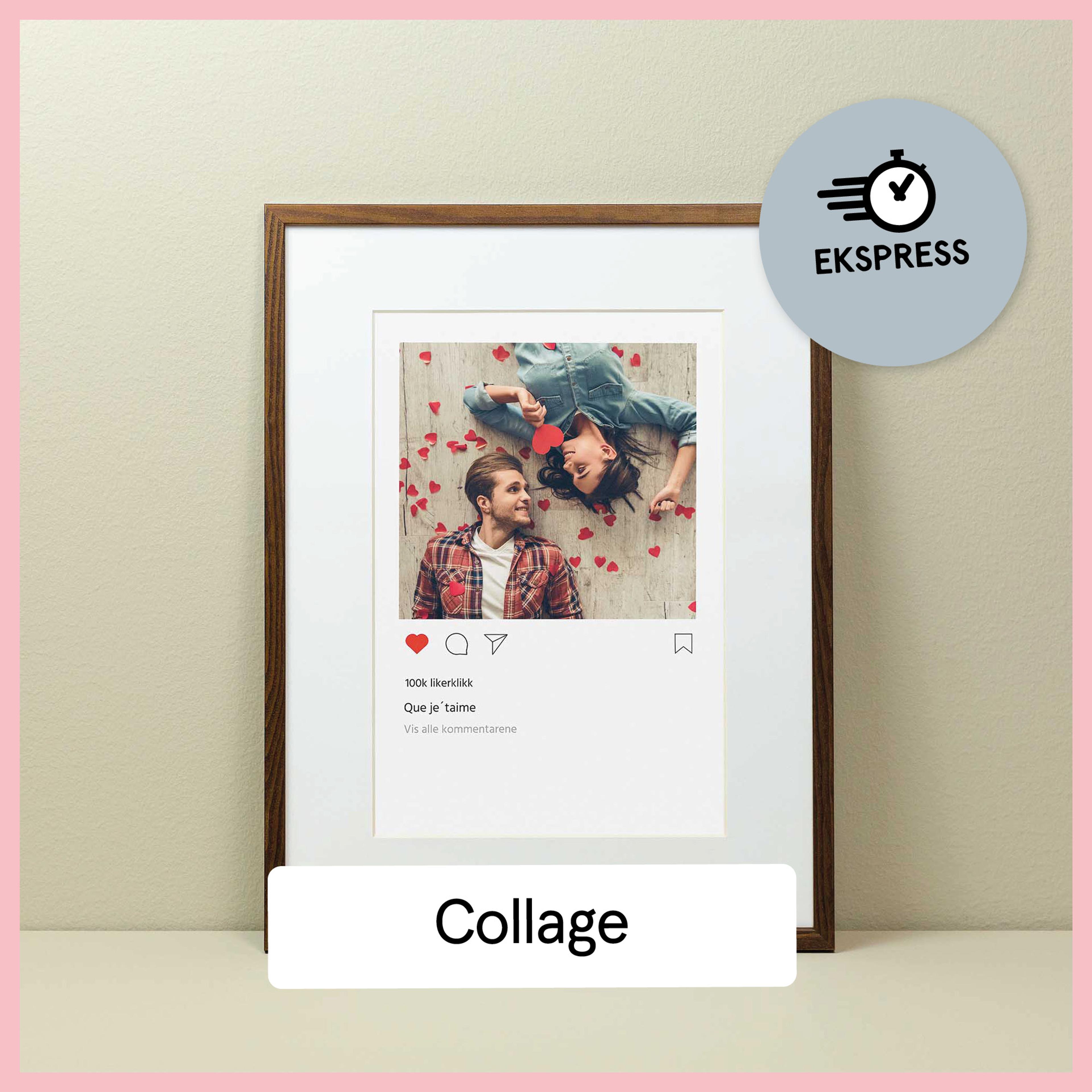 Samle flere bilder i en ramme - lag en collage