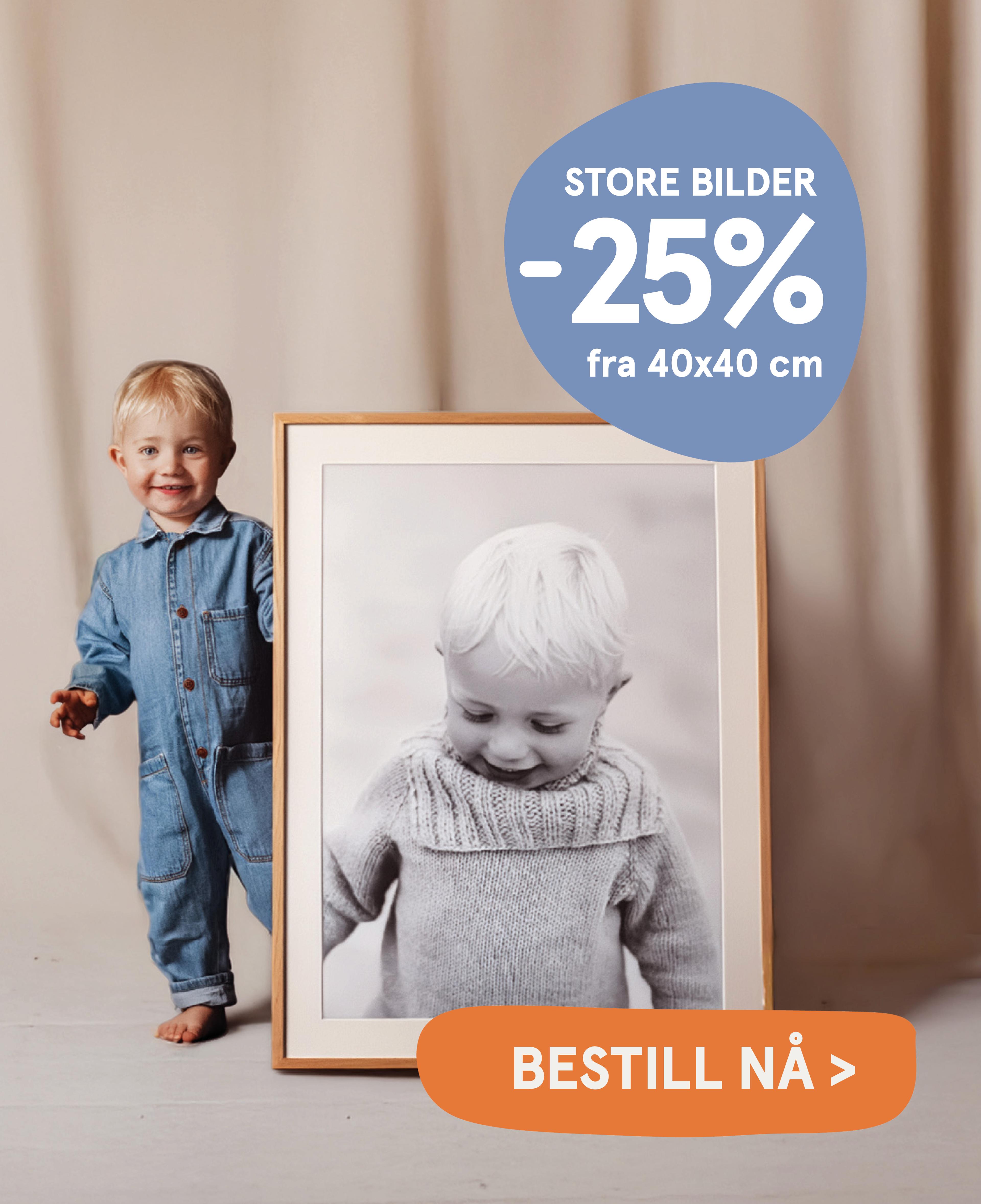 Store bilder i ramme hos Elite Foto