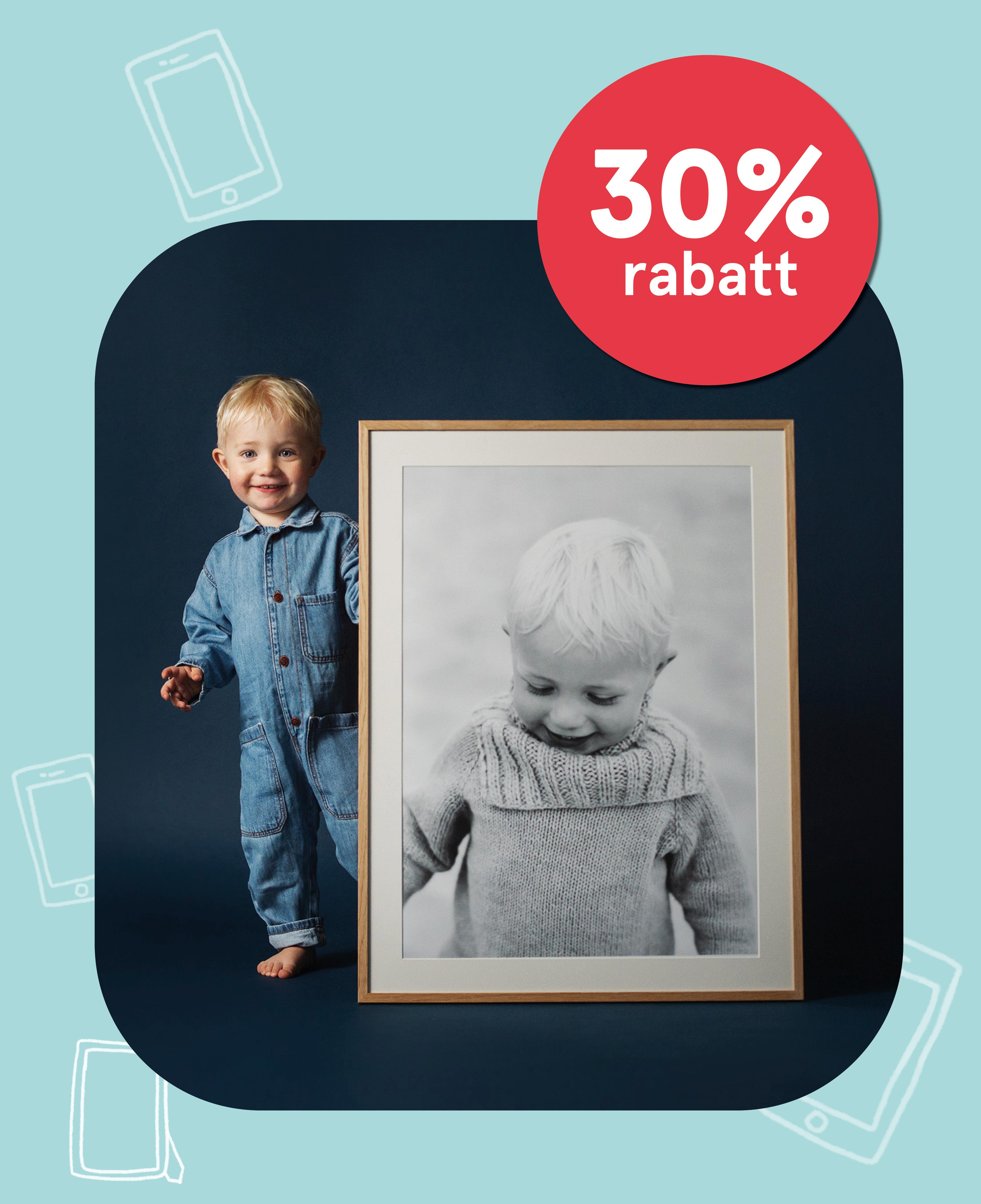 Rabatt på forstørrelser hos Elite Foto