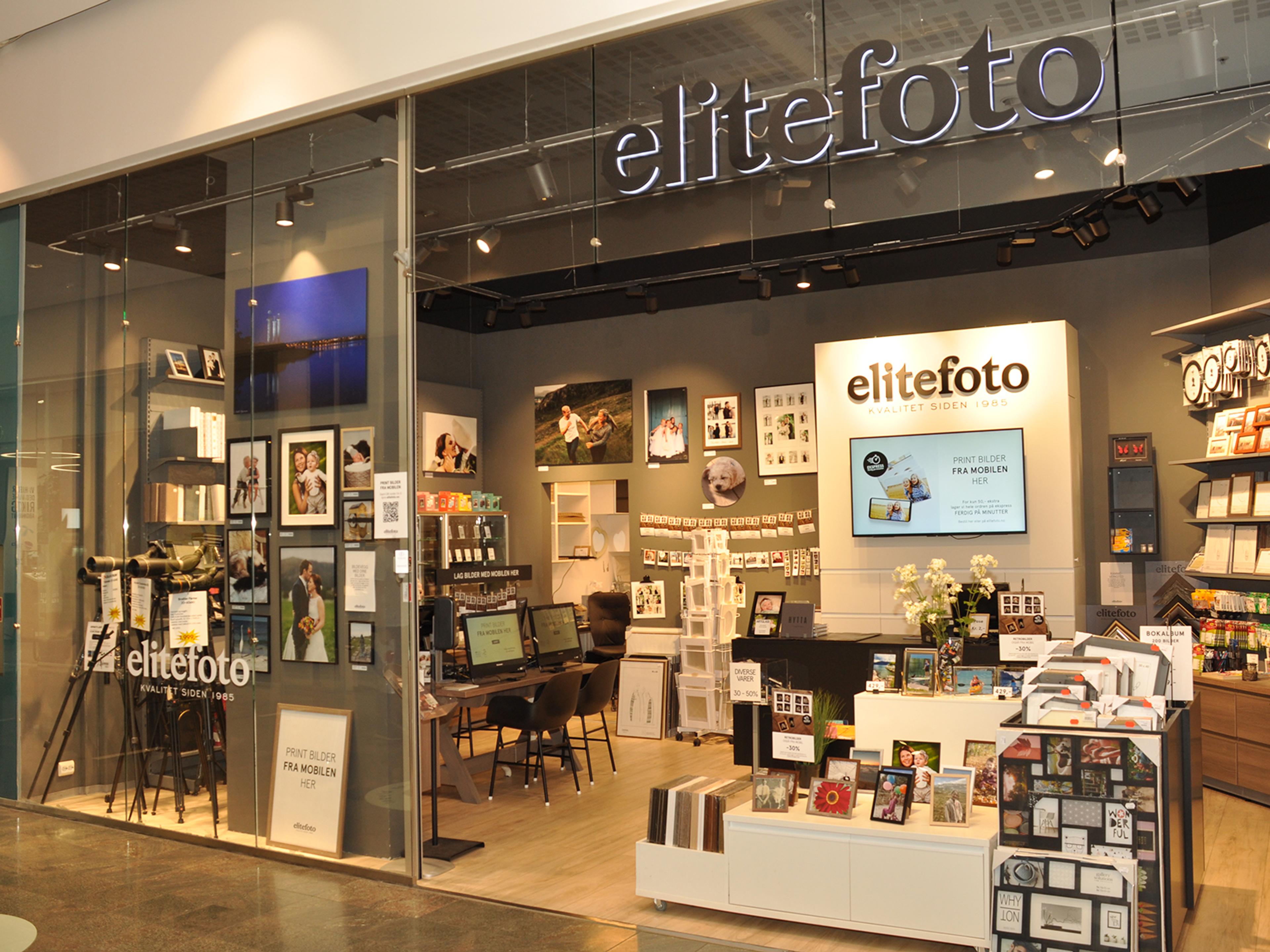 Elite Fotos butikk i Amfi Madla i Stavanger