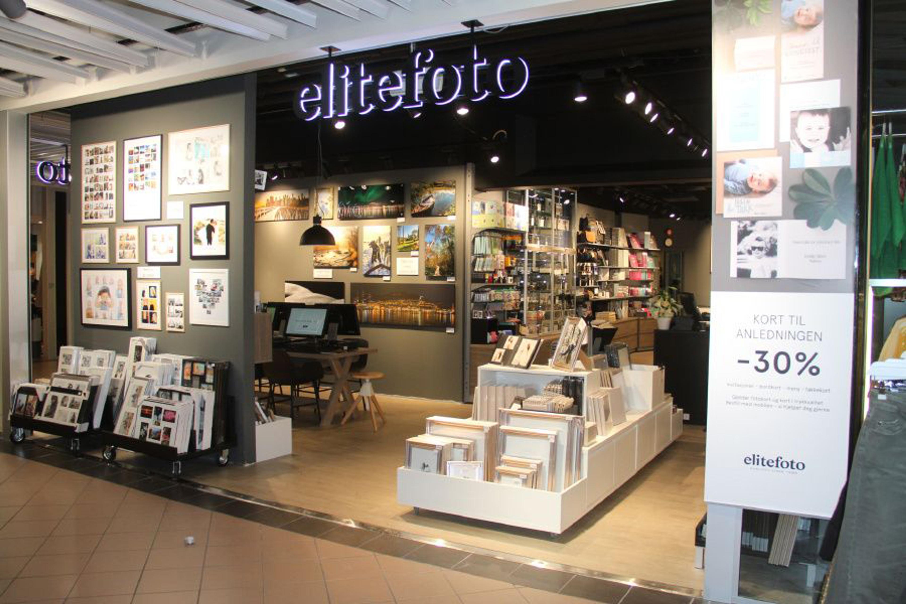 Elite Fotos butikk i Vestkanten Storsenter i Loddefjord