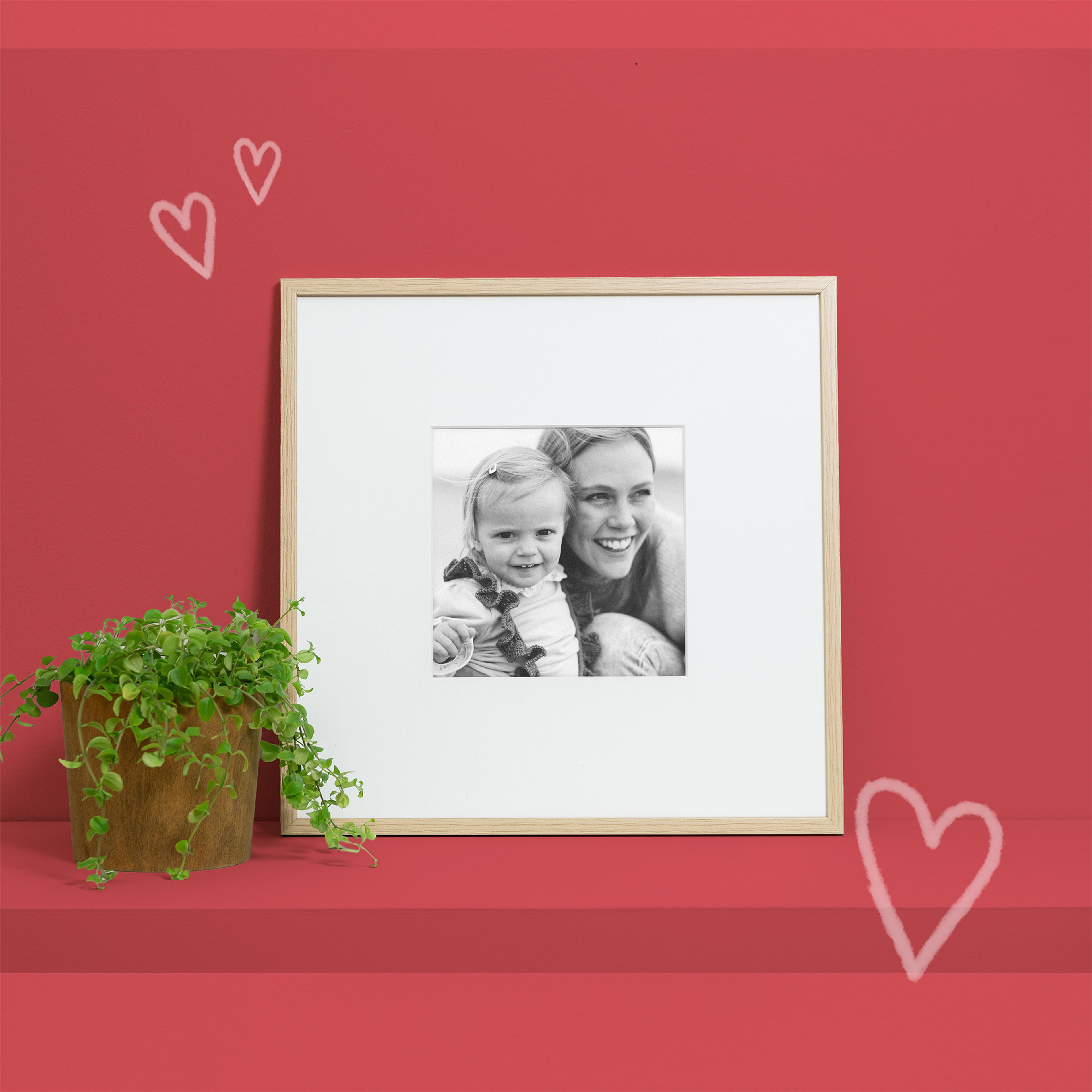 Bilde i ramme til morsdag