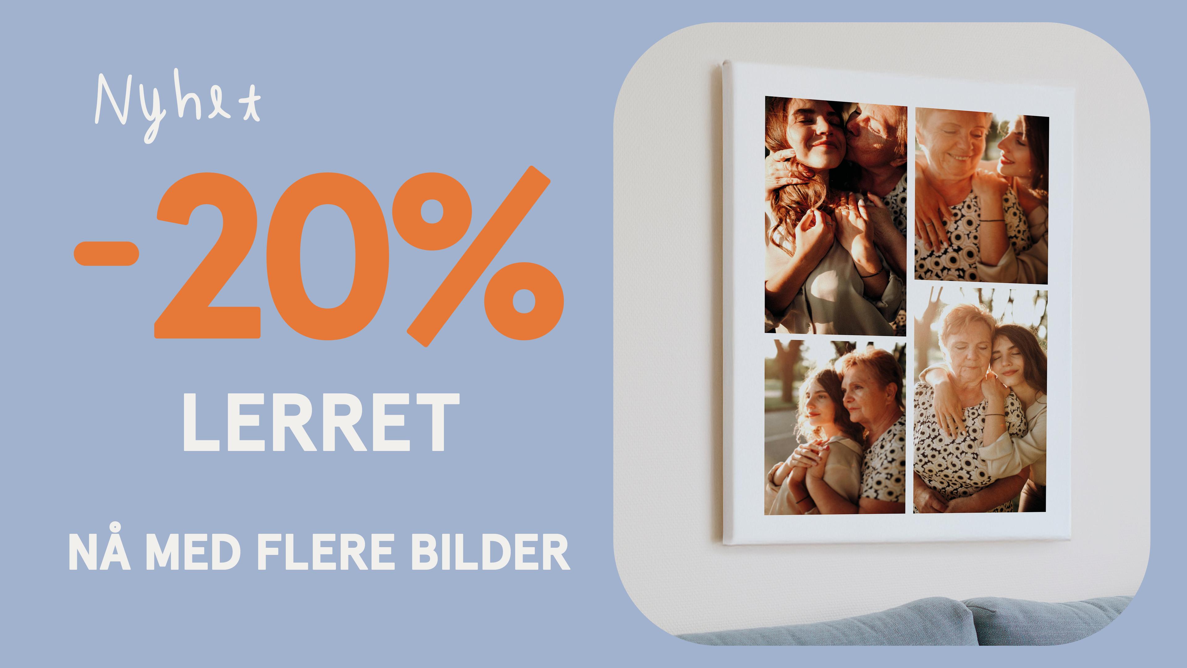 Lerret med flere bilder