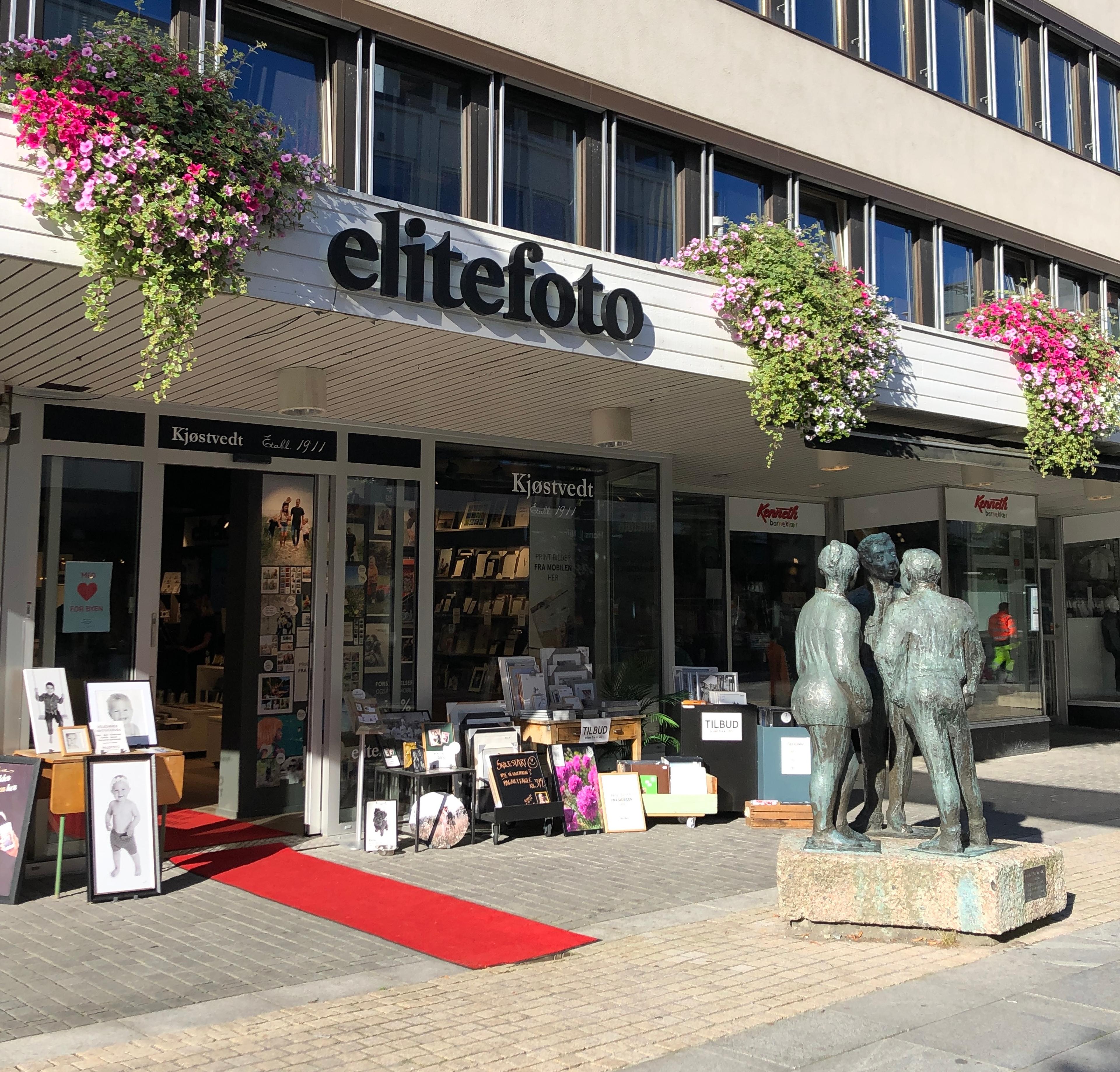 Elite Fotos butikk i Markens gate i Kristiansand sentrum 
