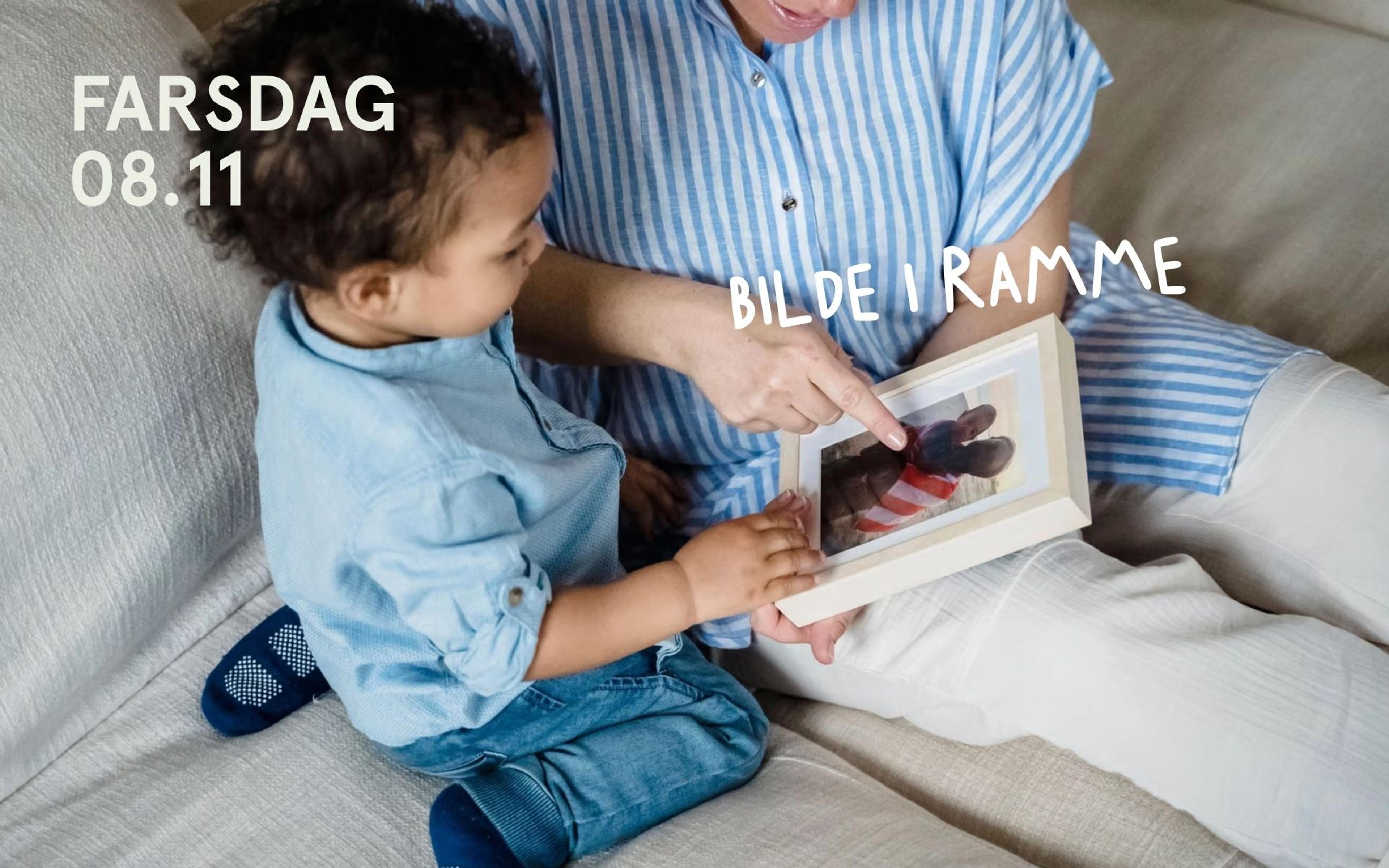 Farsdagstips bilde i ramme