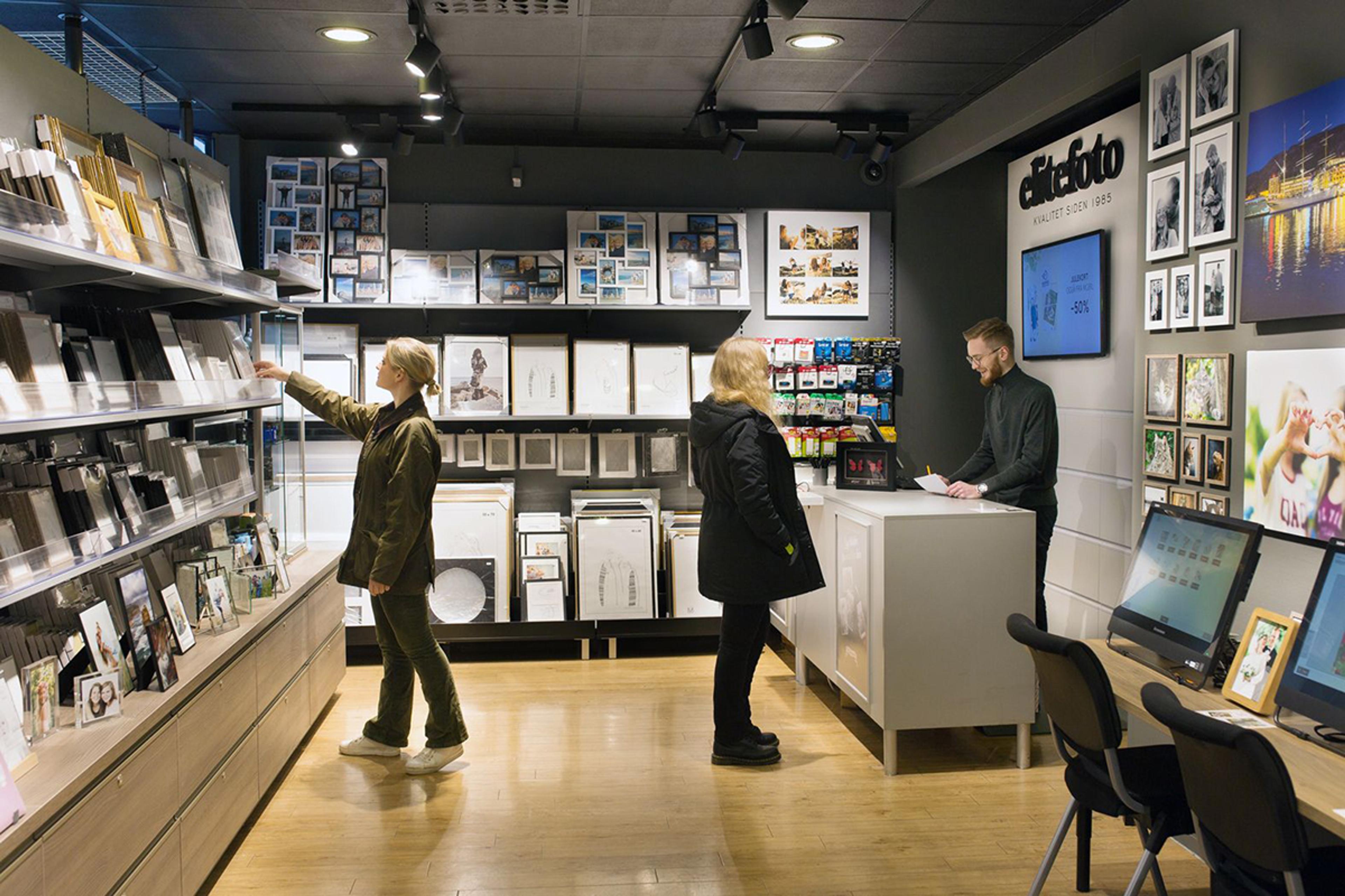 Elite Fotos butikk pÄ Nesttun i Bergen