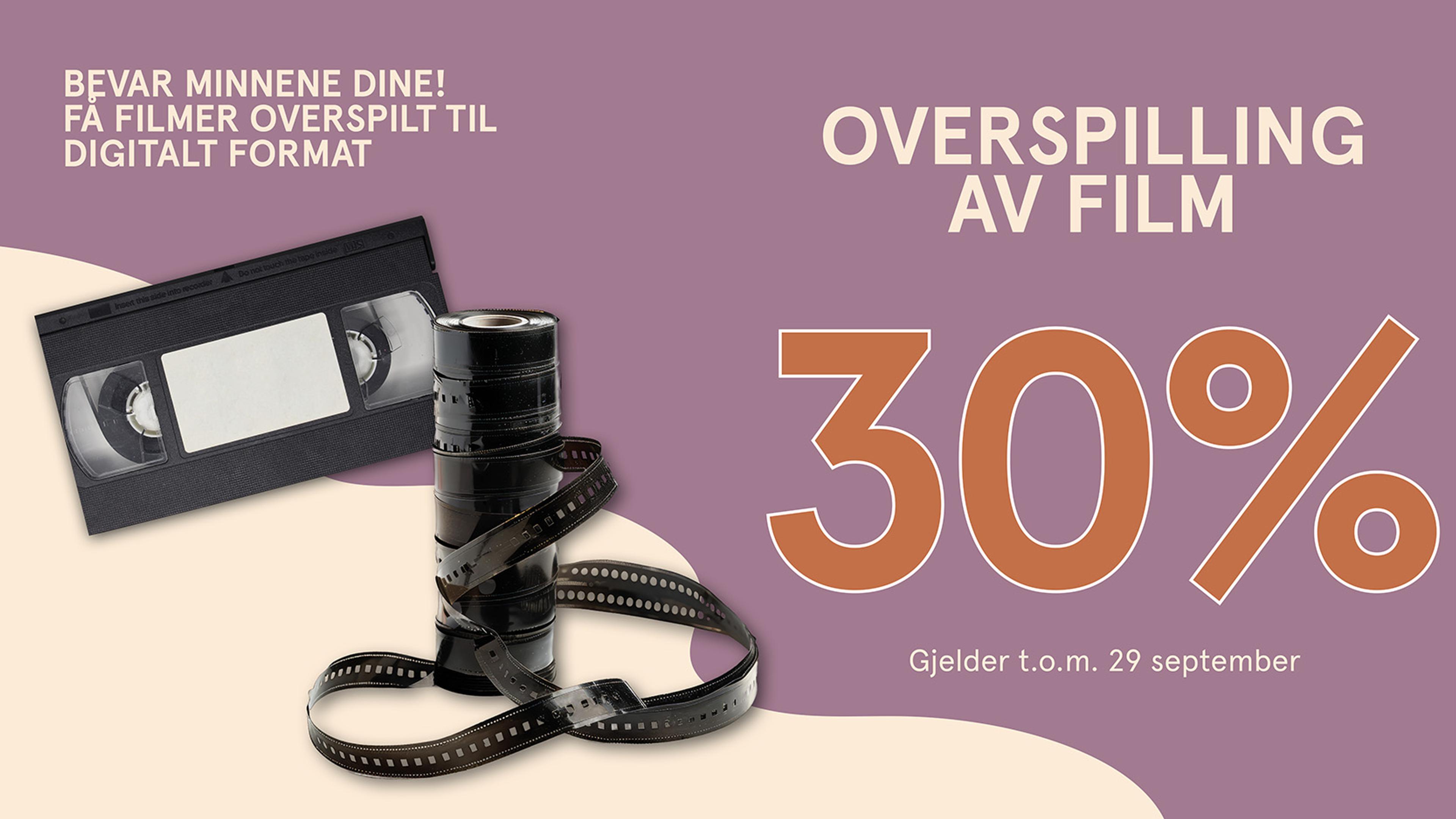 30% på digitalisering hos Elite Foto