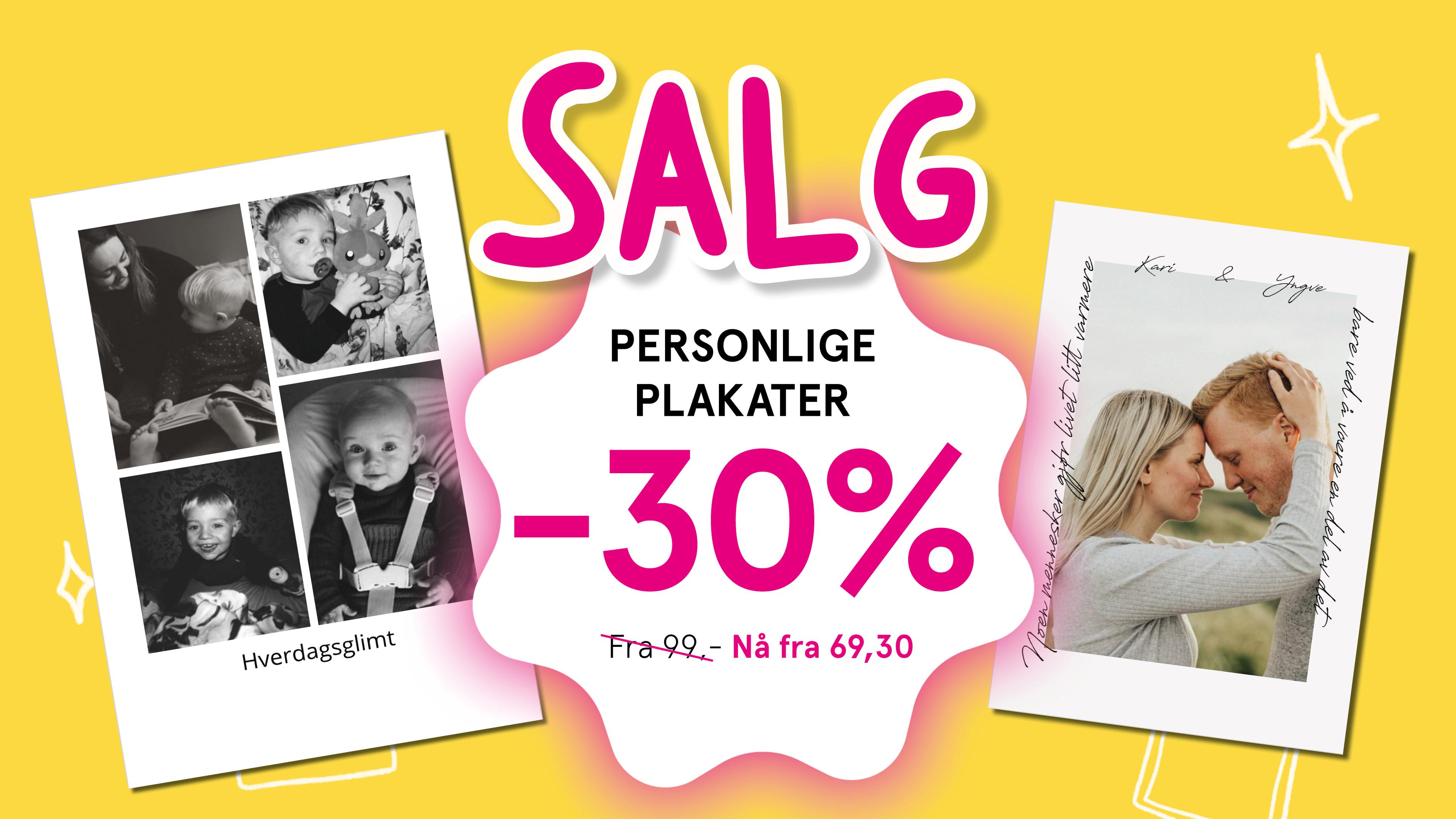 Personlige plakater -30% hos Elite Foto