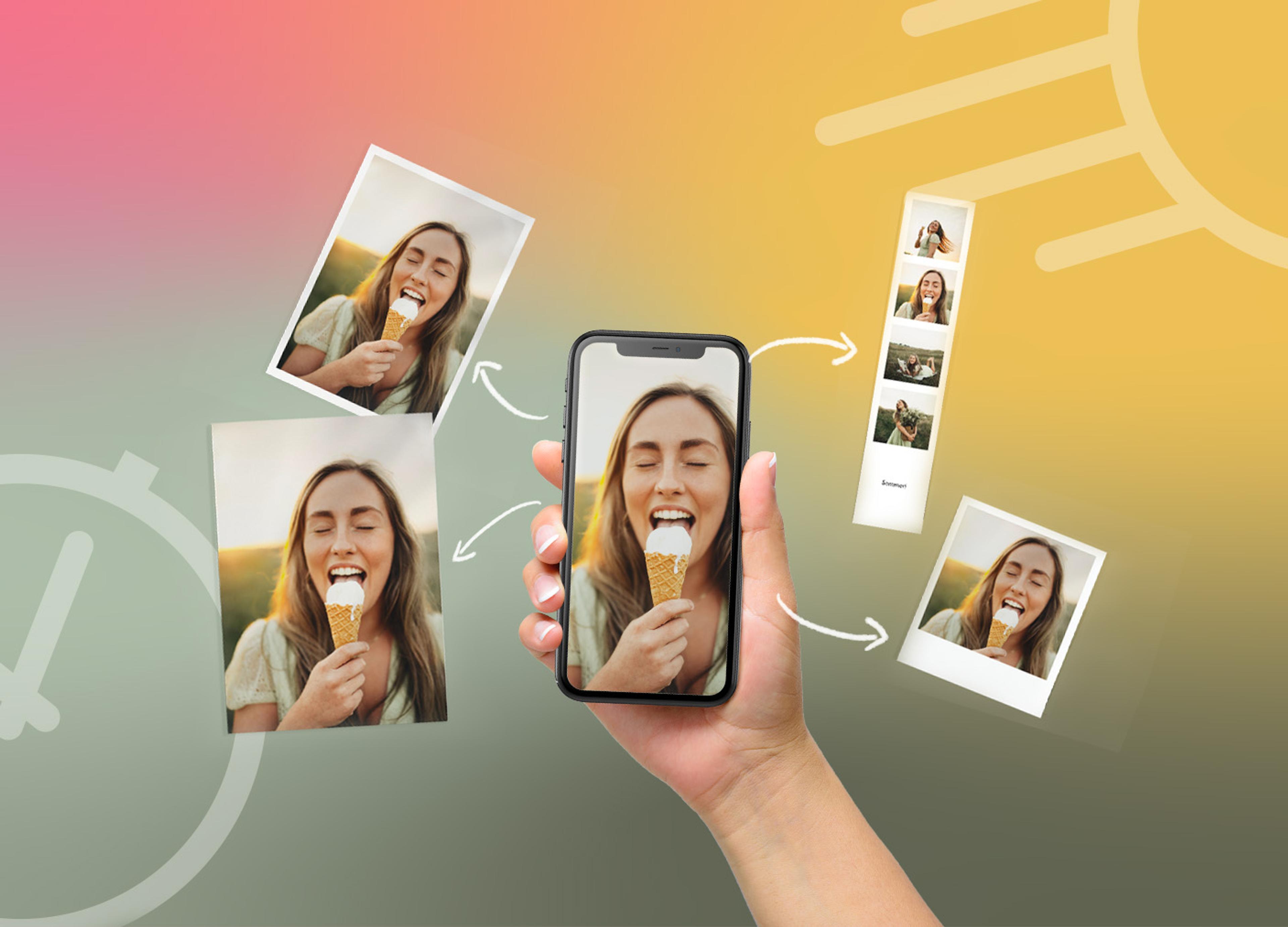 Bilder printet på fotopapir i sort-hvitt med Elite Foto bildemappe