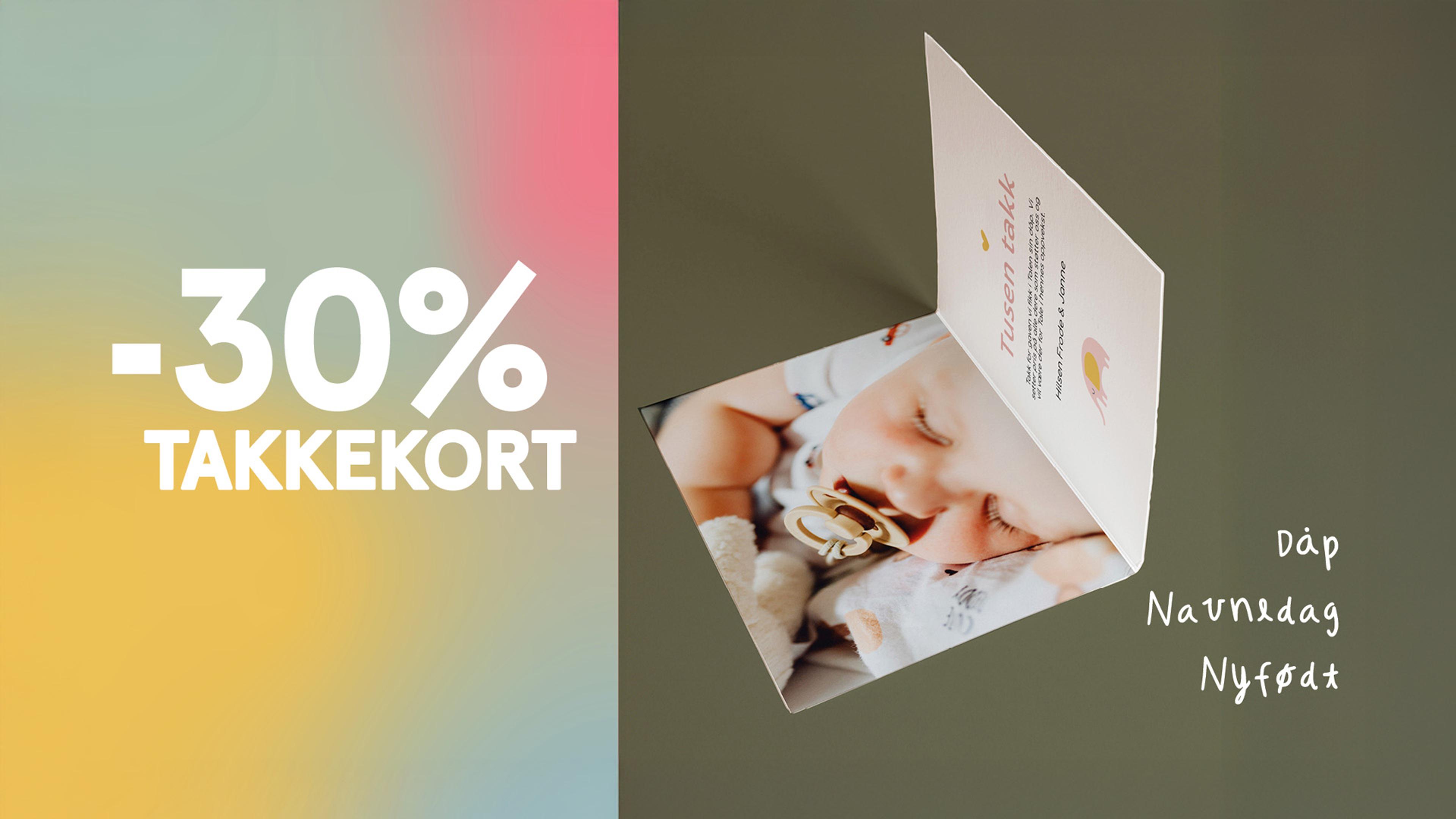 Takkekort etter konfirmasjonen