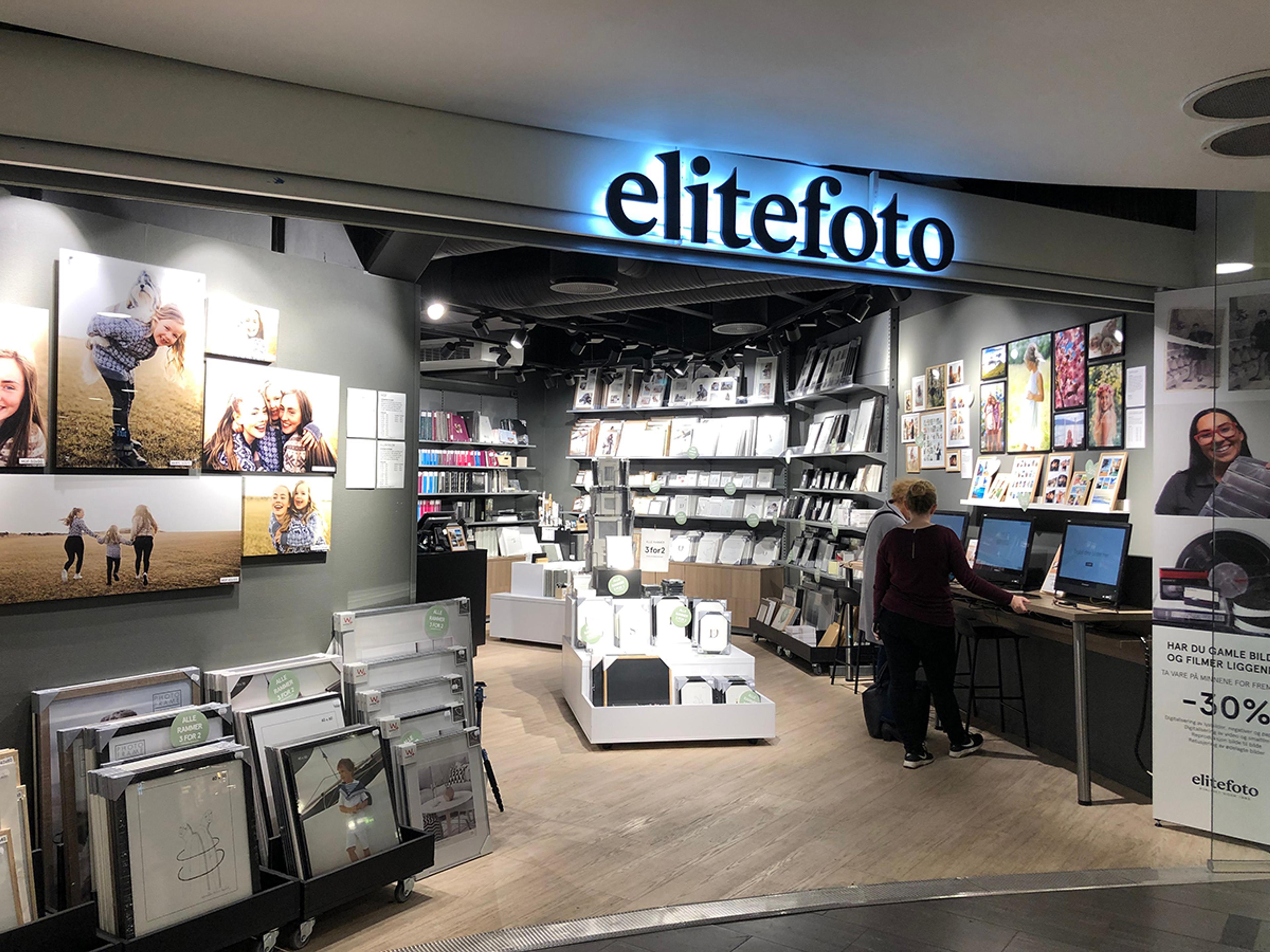 Elite Fotos butikk pÄ Storo Storsenter