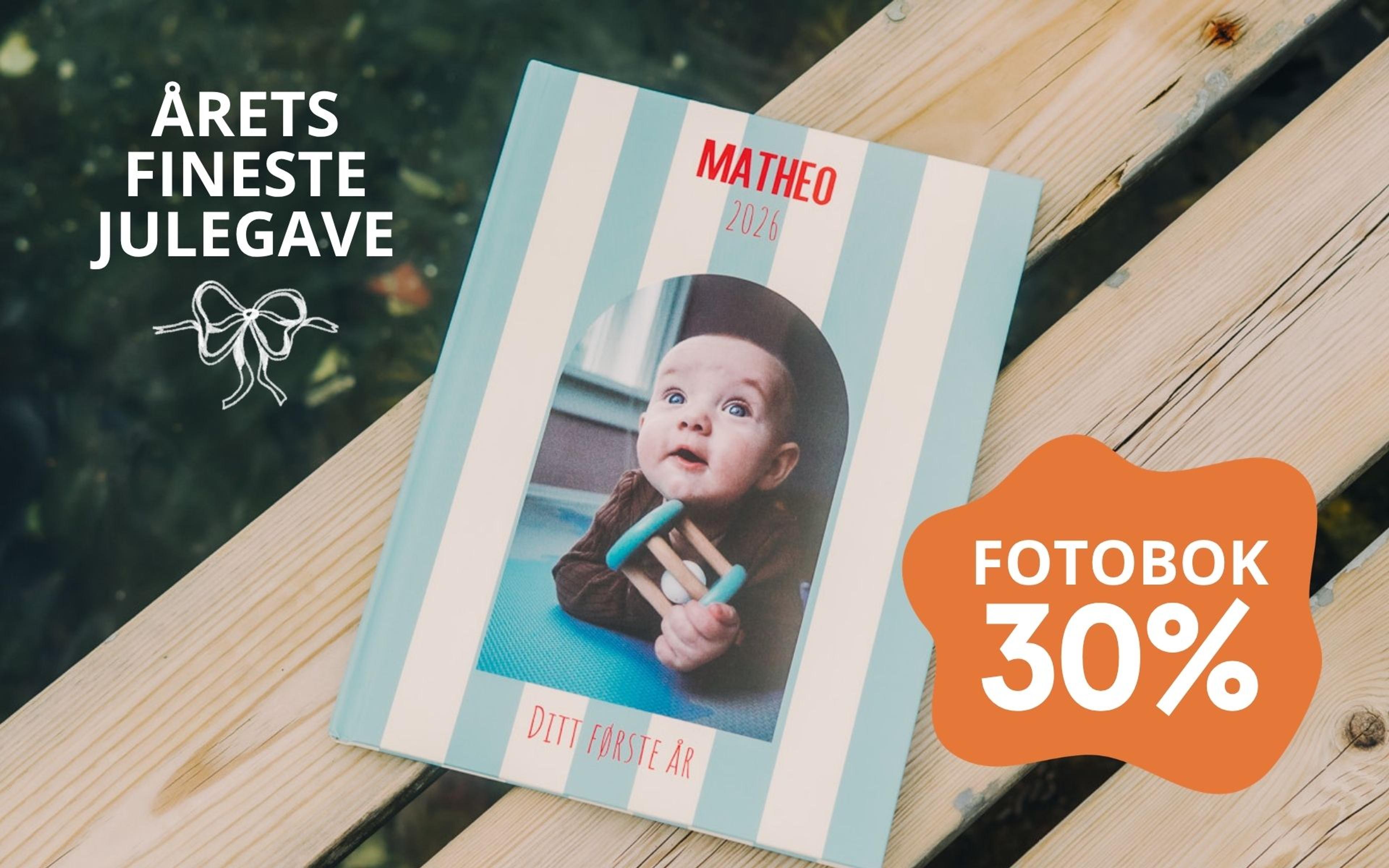 30% rabatt på Klassisk fotobok