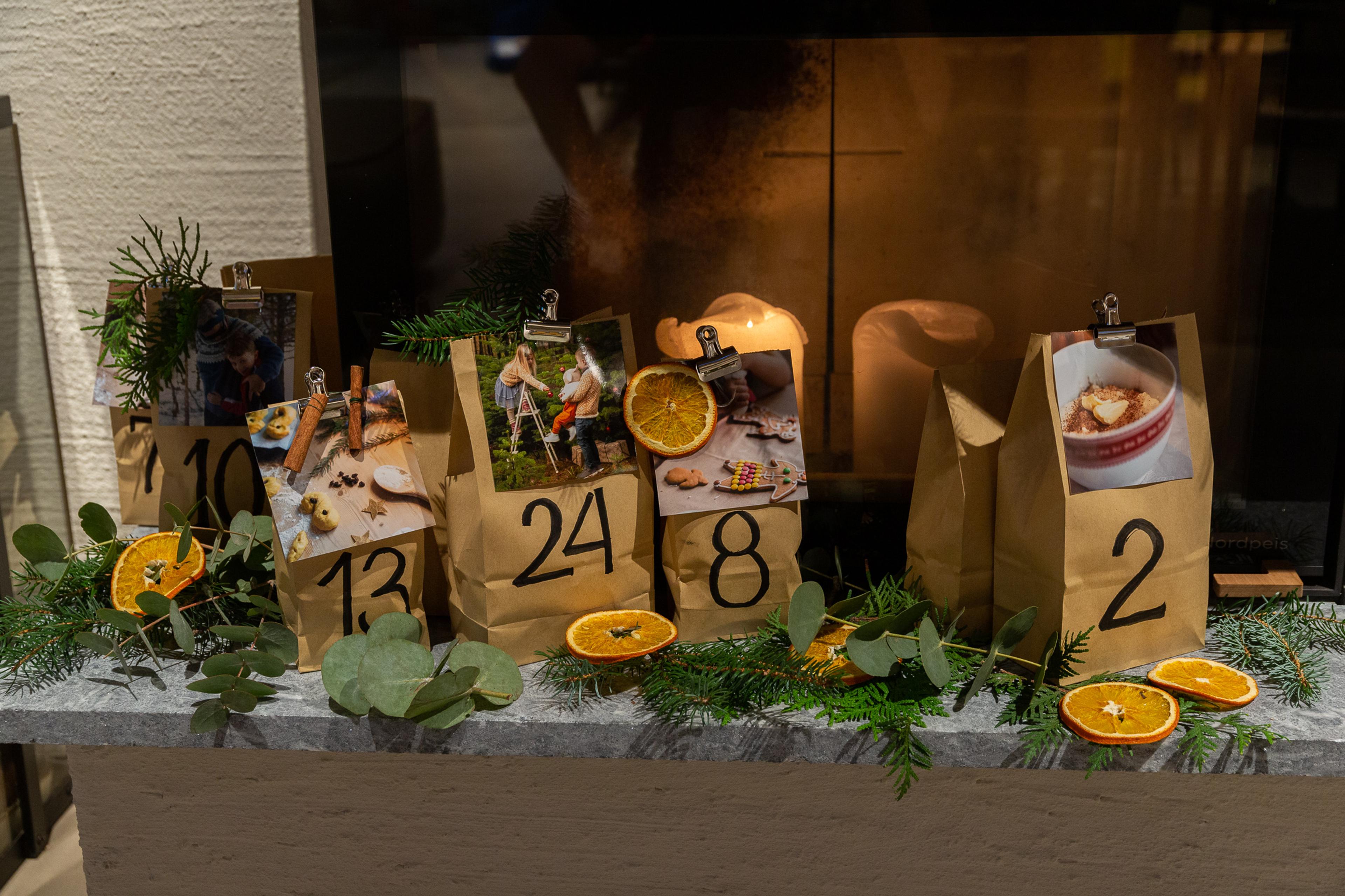 Adventskalender med bilde