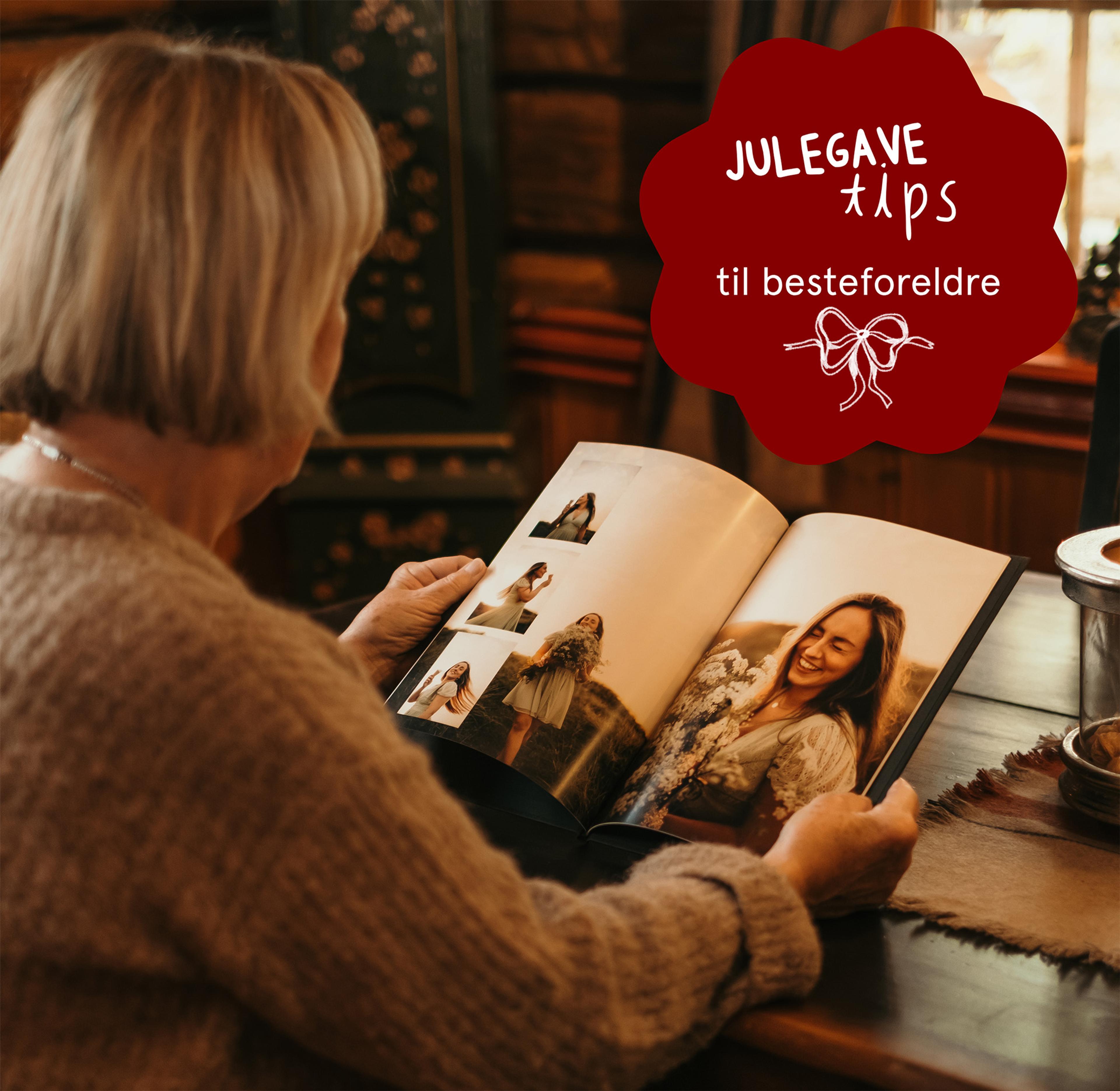 bestemor ser i fotobok