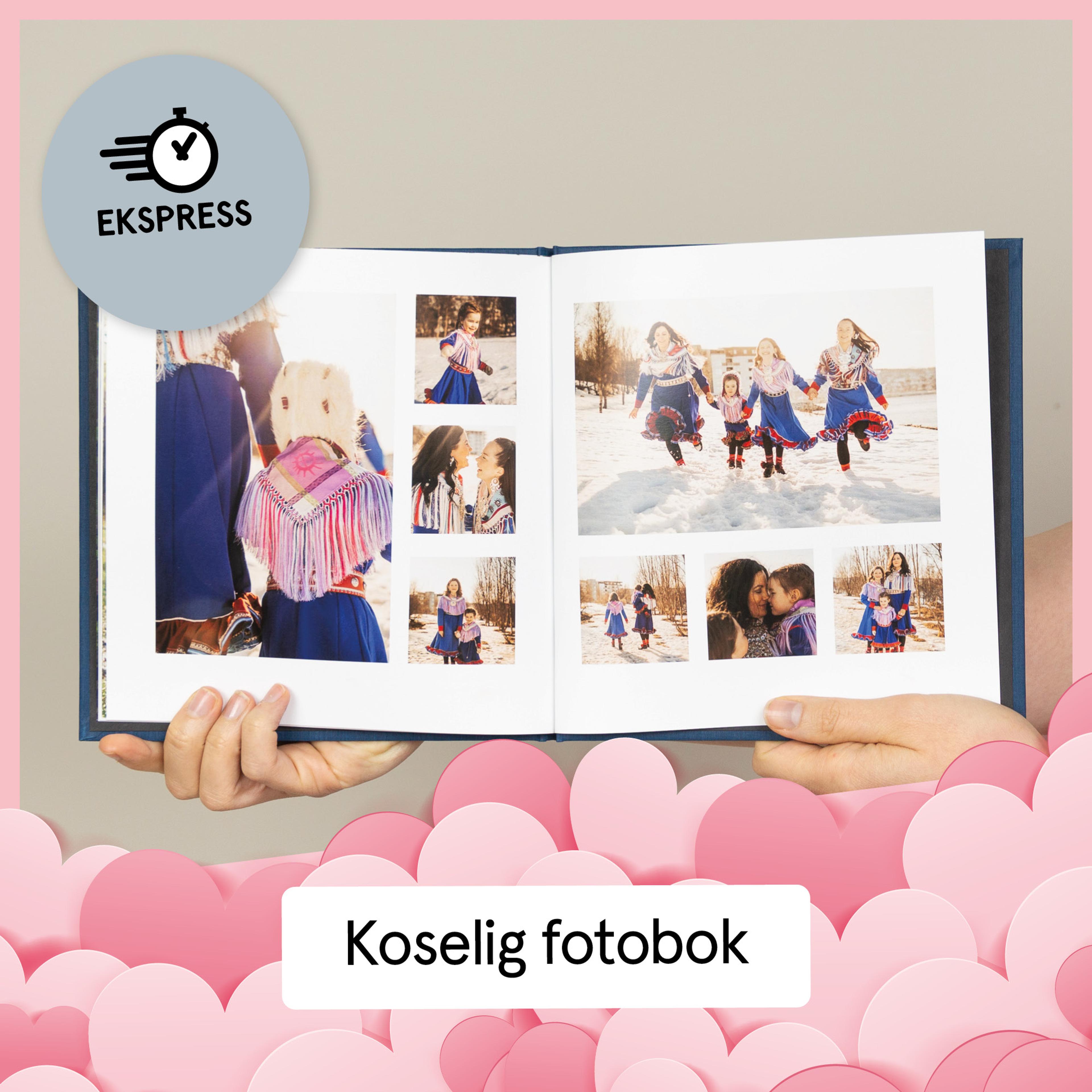 lag en fotobok til mamma