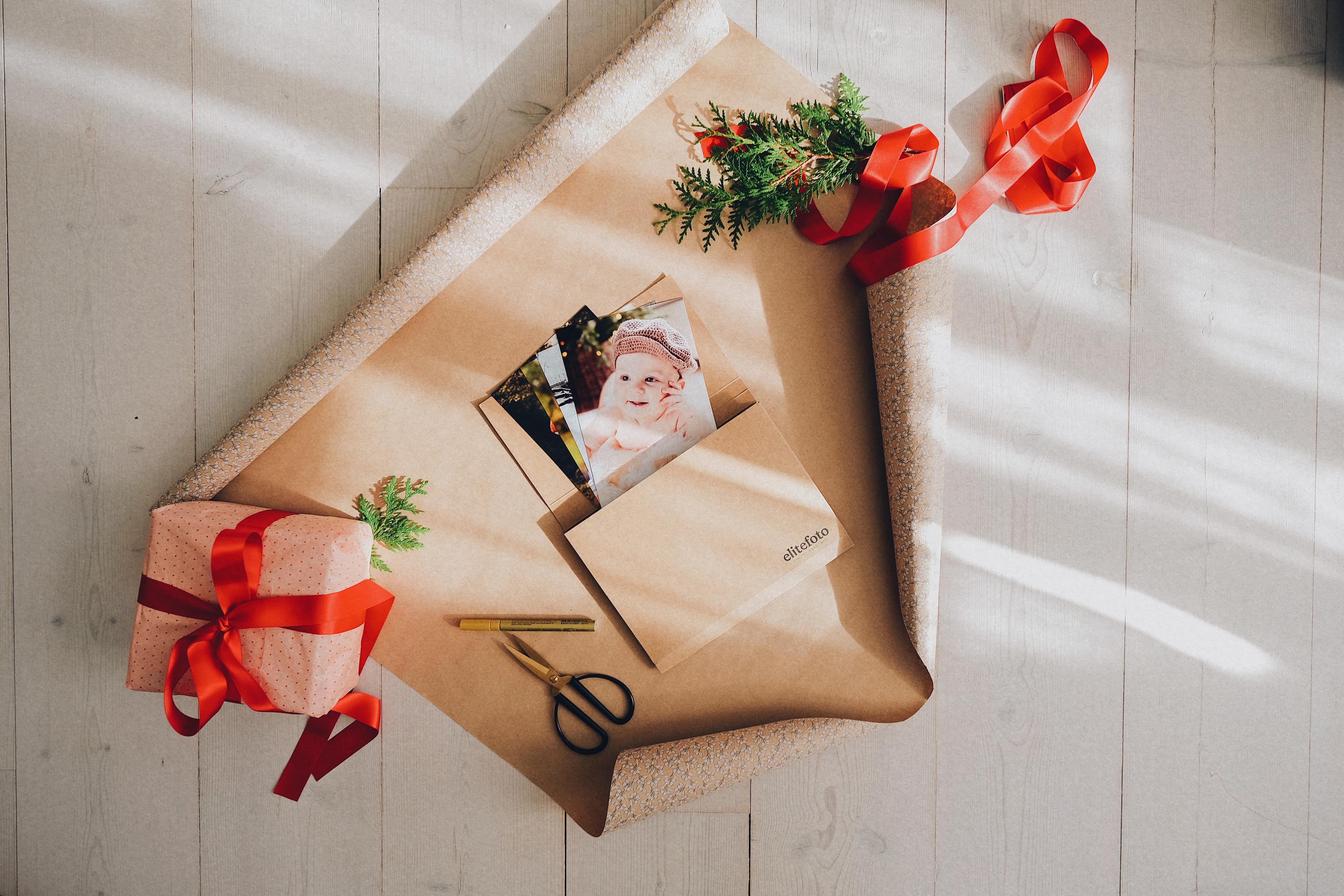 Bilder printet pÄ fotopapir i sort-hvitt med Elite Foto bildemappe