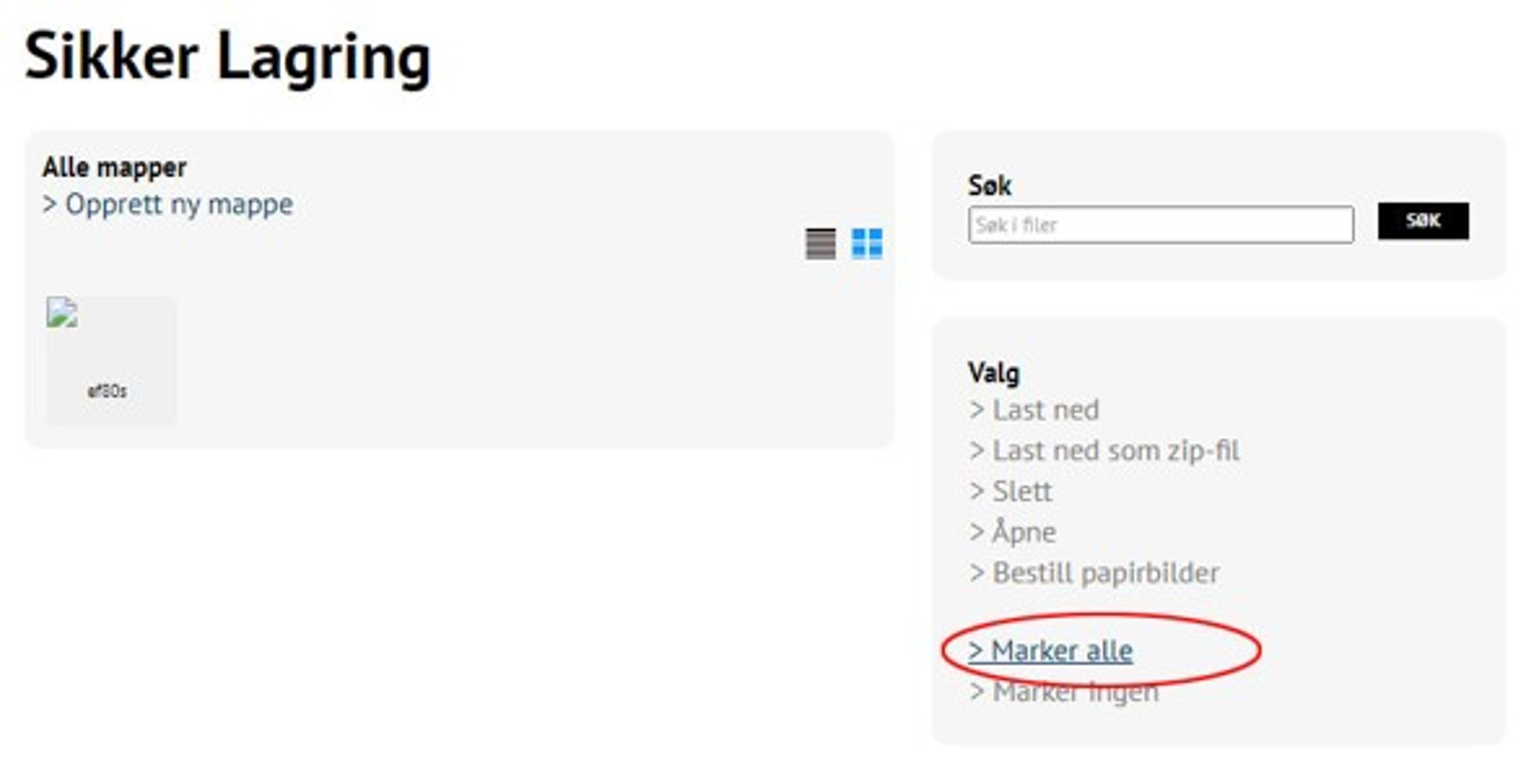 alle mapper