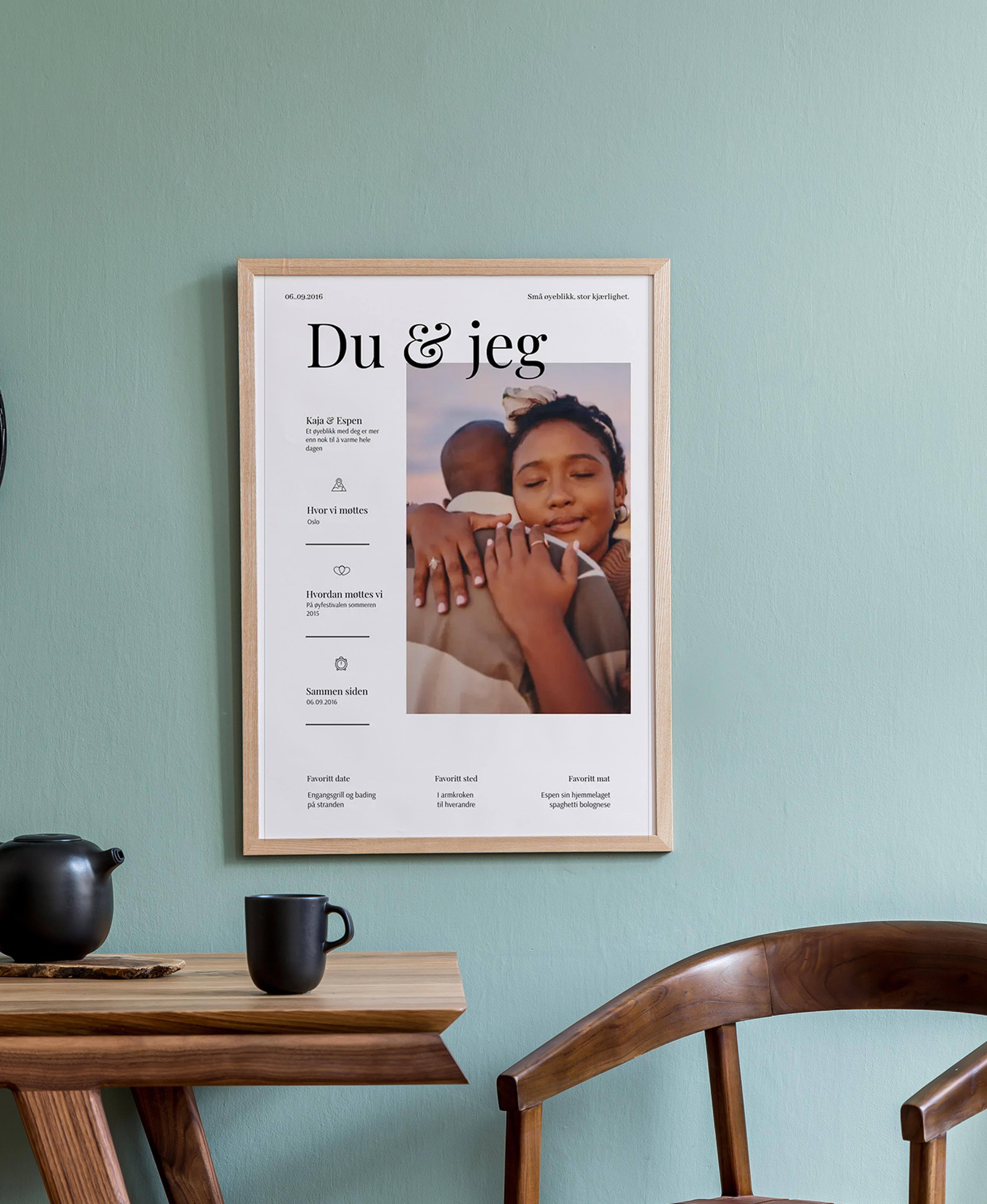 Plakat til kjæresten