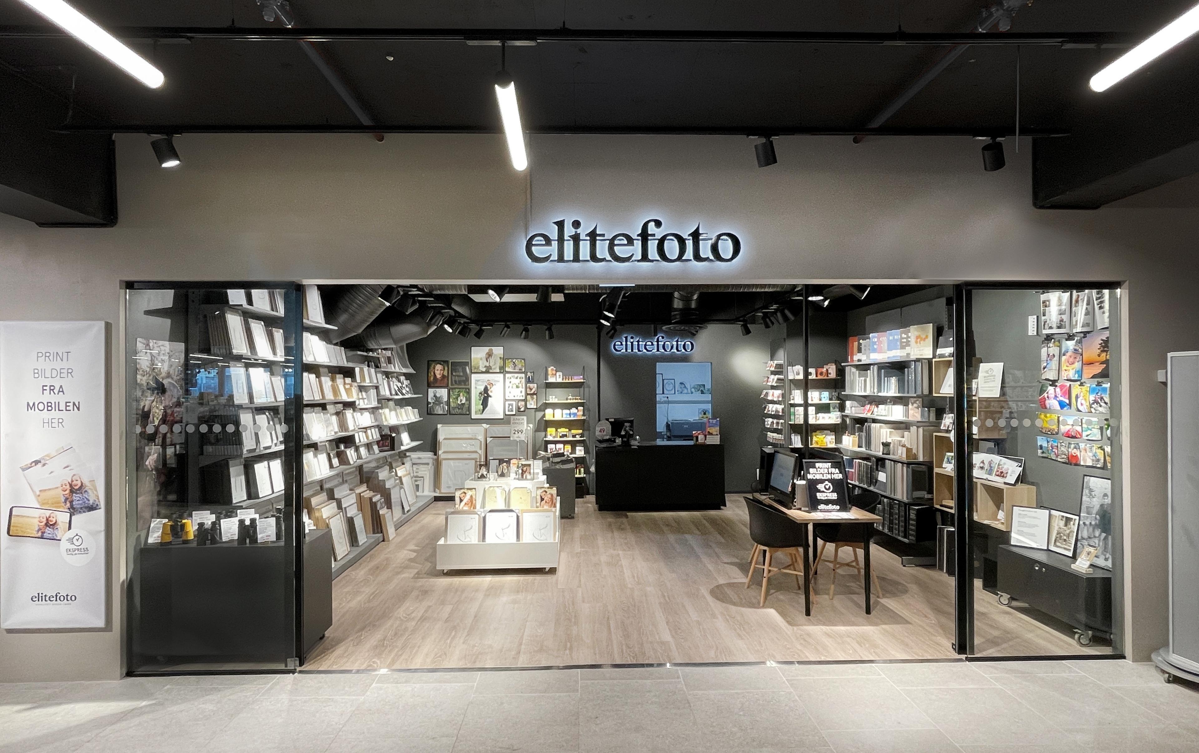 Elite Fotos butikk på Oddensenteret i Grimstad