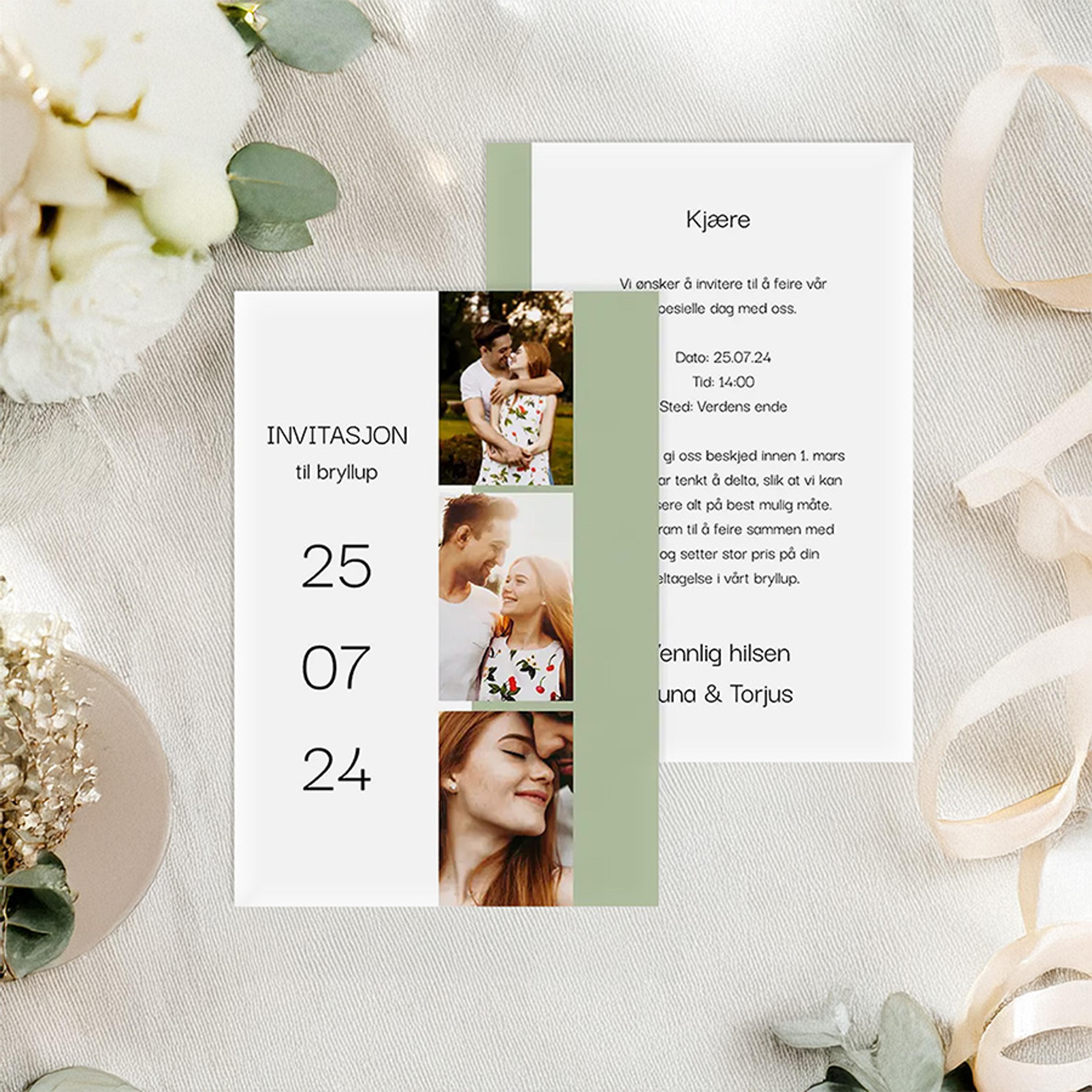 Bilde av tosidig kort