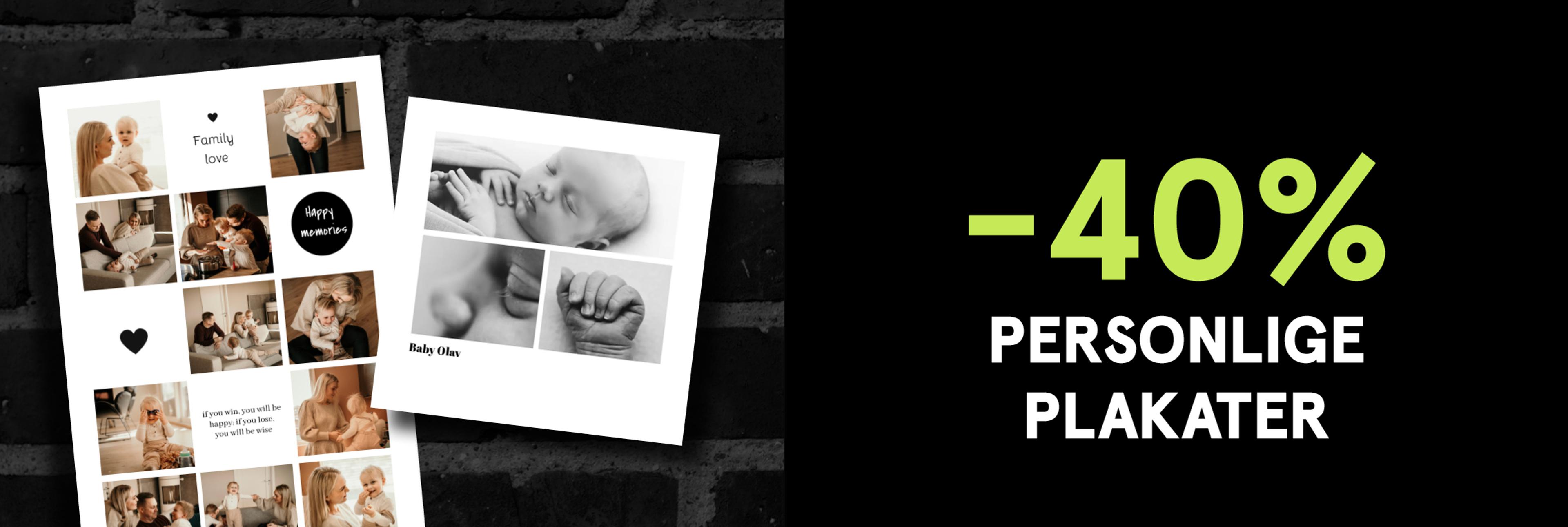 Lag personlige plakater med dine bilder hos Elite Foto