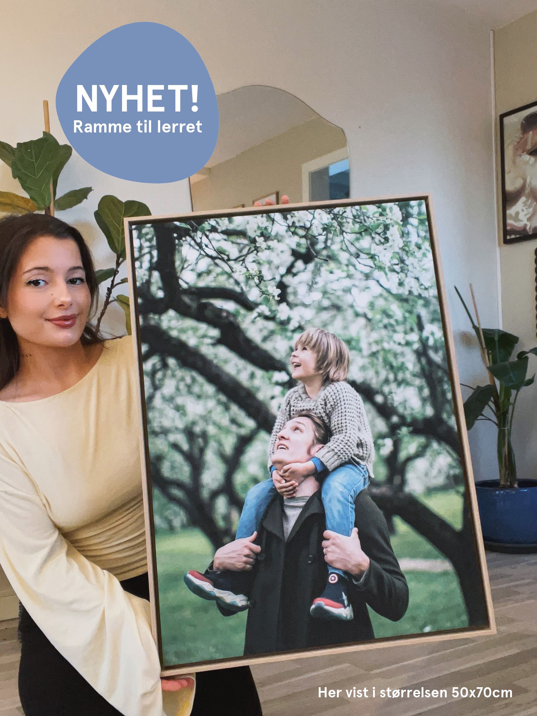 Nyhet lerret med sveveramme fra Elite Foto