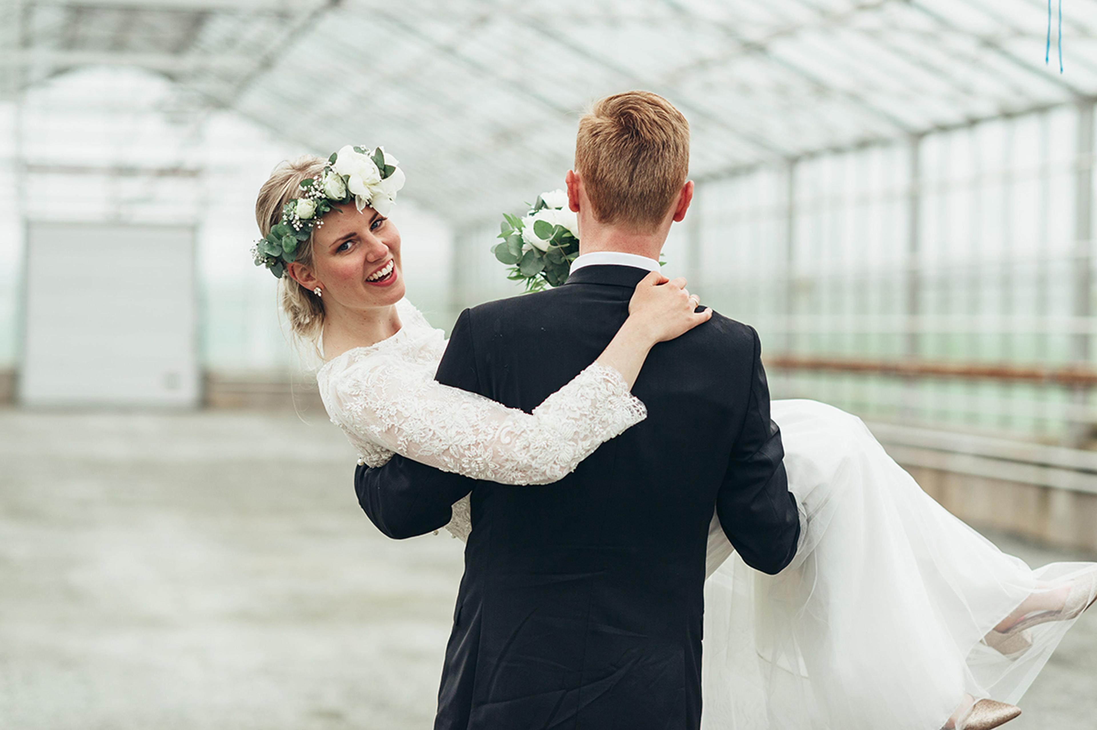 Takkekort bryllup fra Elite Foto