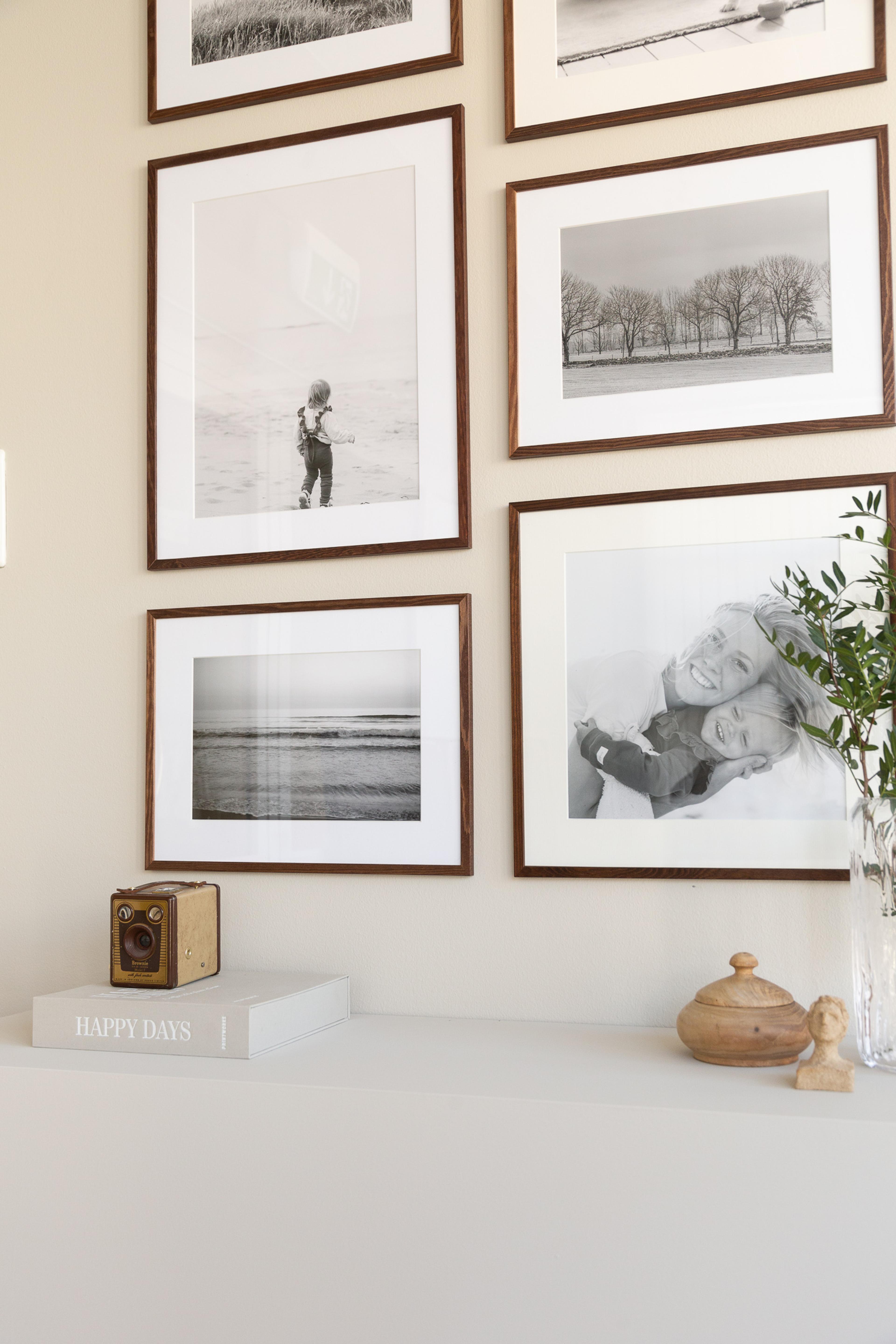 Bilde i ramme med passepartout