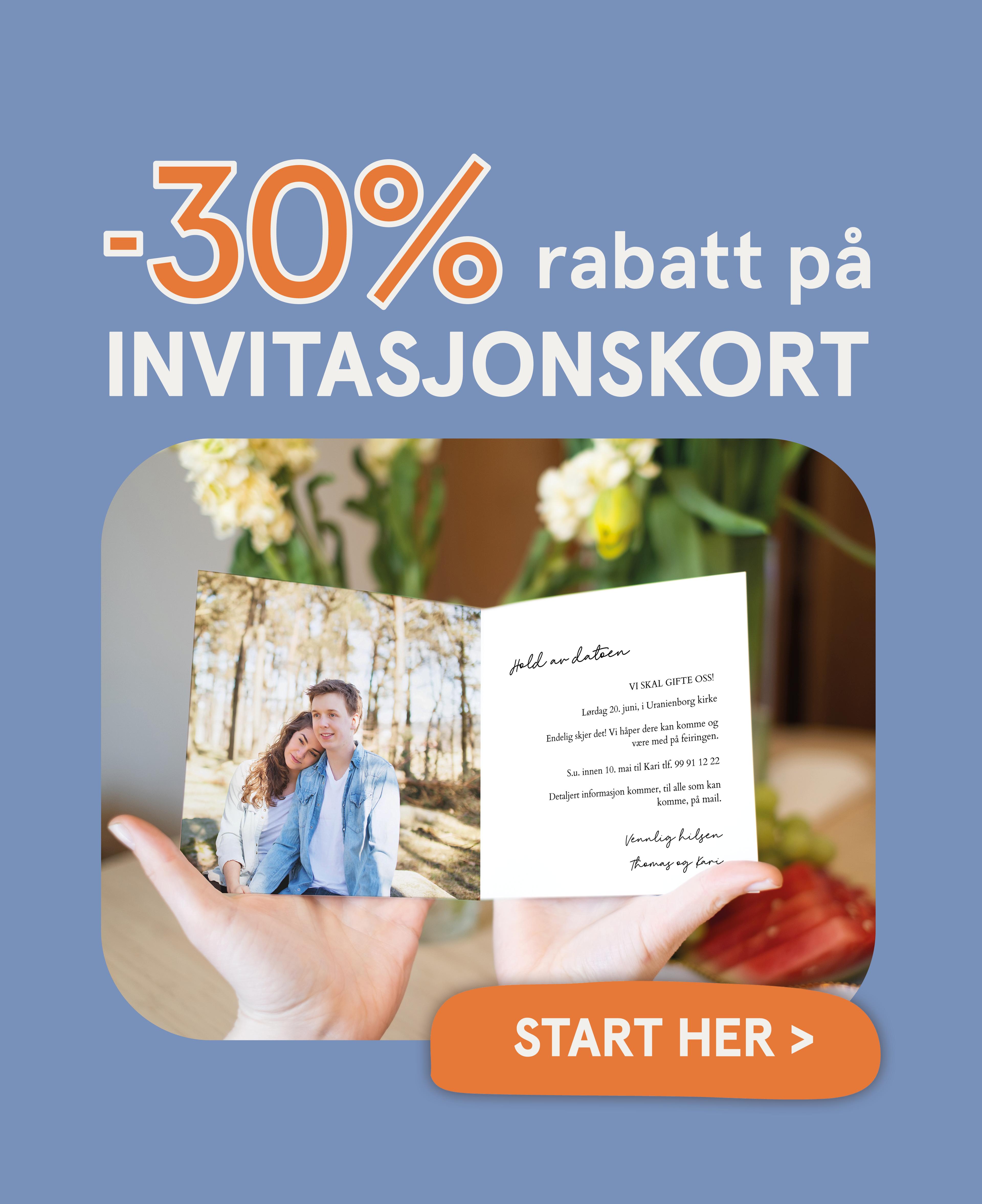 invitasjonskort hos Elite Foto