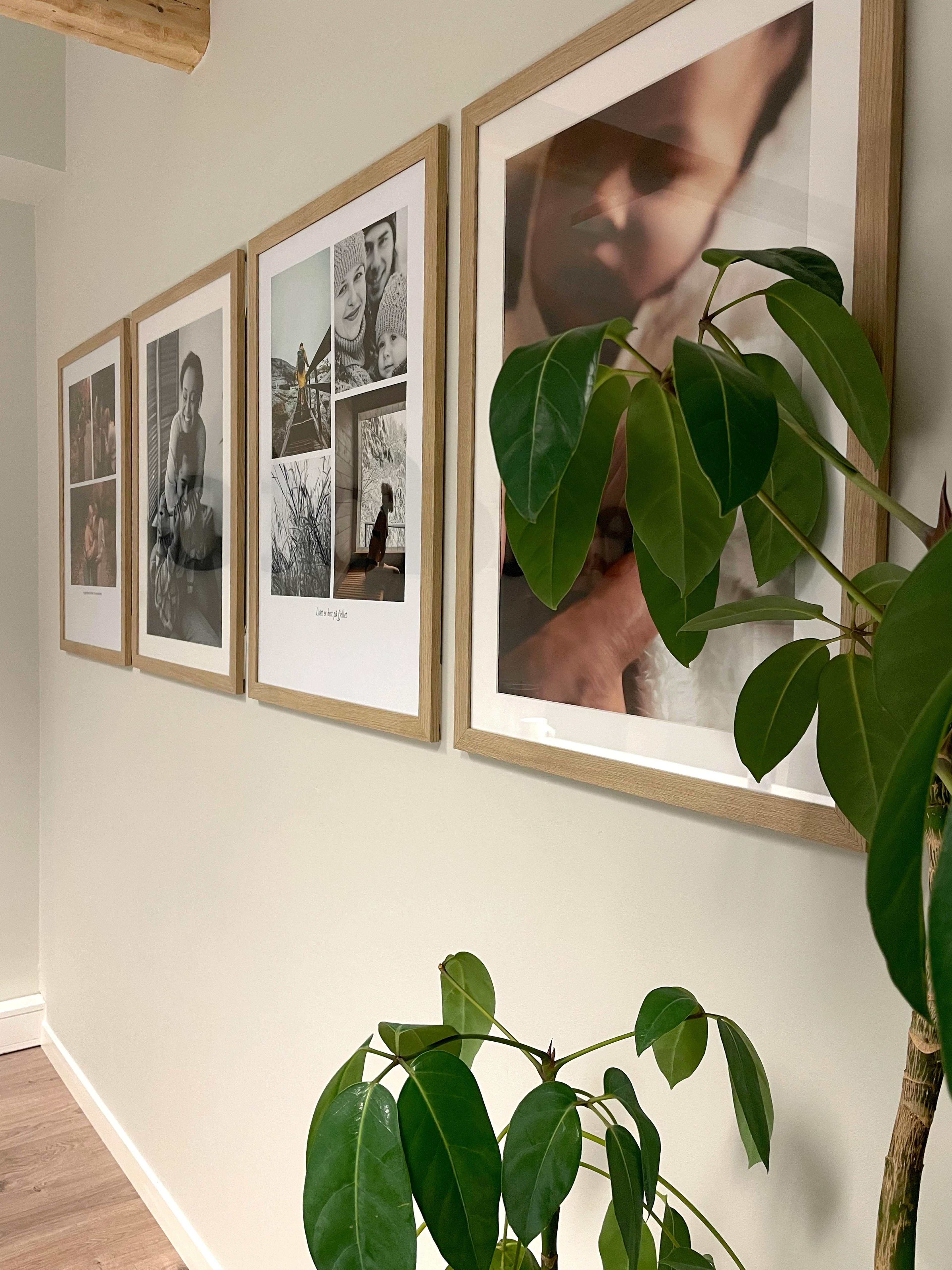 Rammer med bilder og plakater