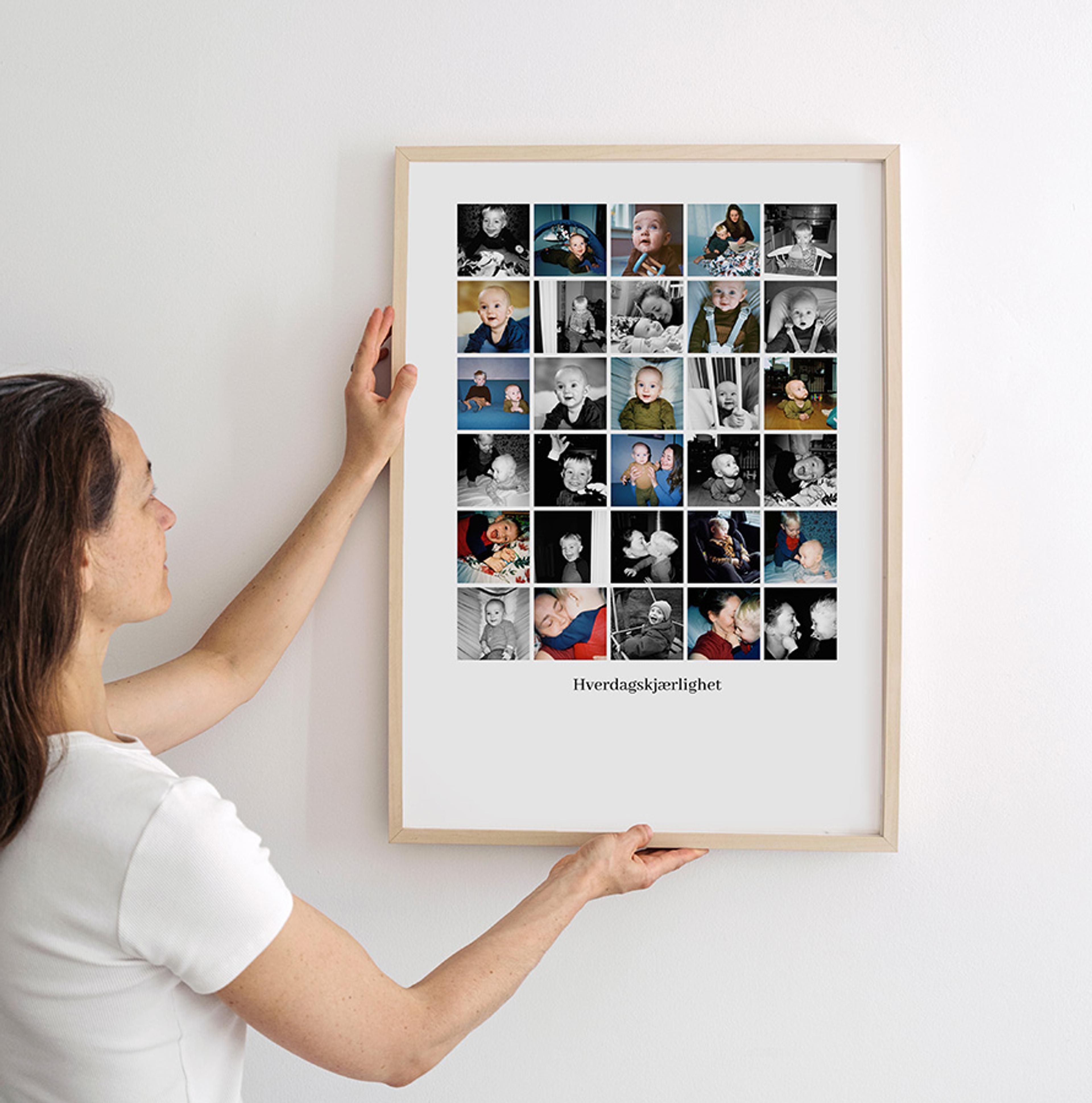 Bildecollage, en samling med dine bilder