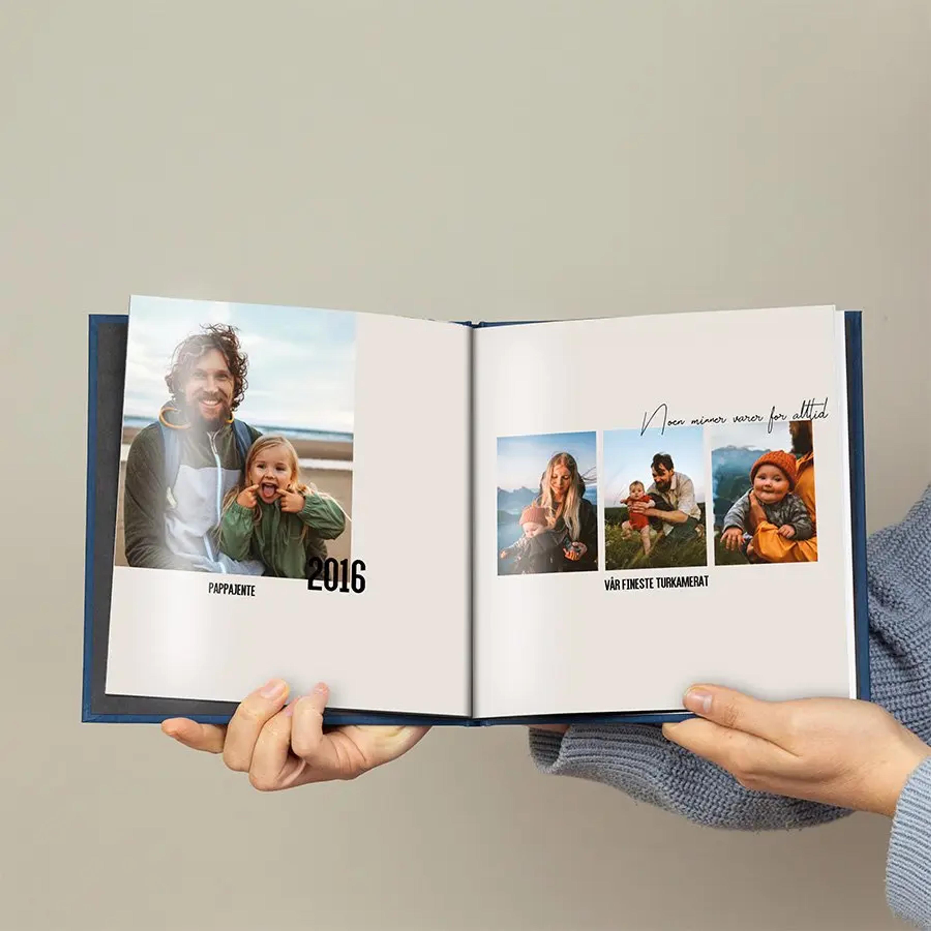 Fotobok med konfirmasjonstema